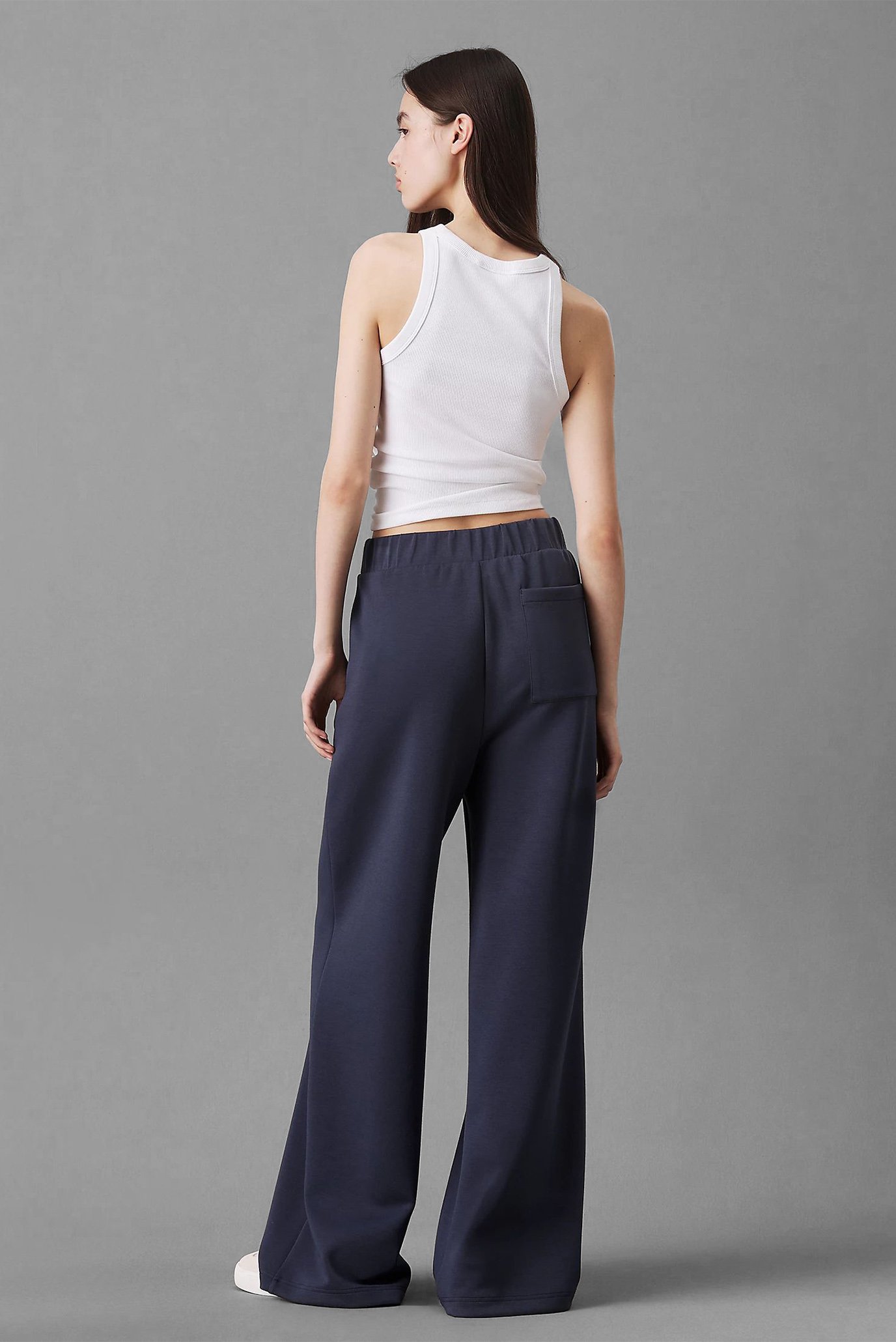Женские синие спортивные брюки HEAVY MODAL STRAIGHT PANT 3