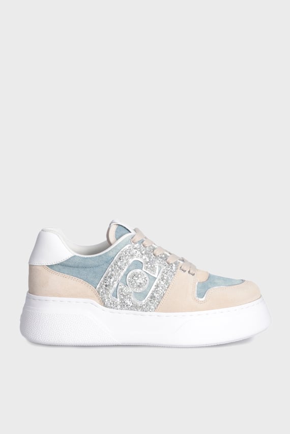 Кеды TAMI 13 - SNEAKER DENIM COW SUEDE GLIT SAVANA DENIM