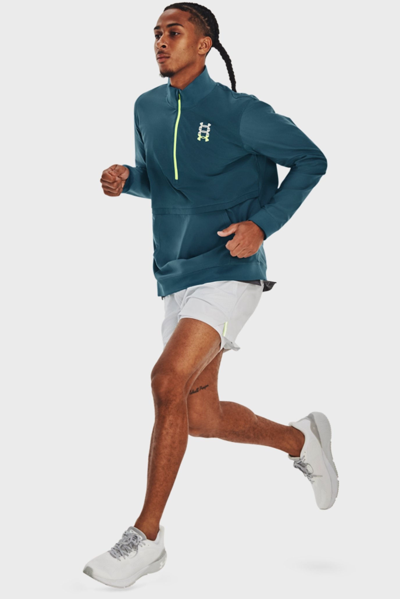 Мужской синий анорак UA RUN ANYWHERE PULLOVER 11