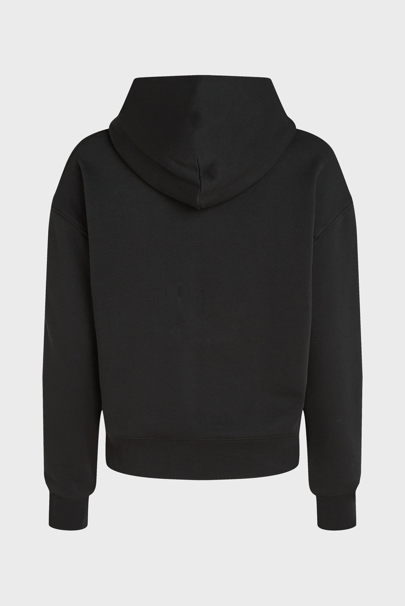 Женское черное худи NANO LOGO RELAXED 2