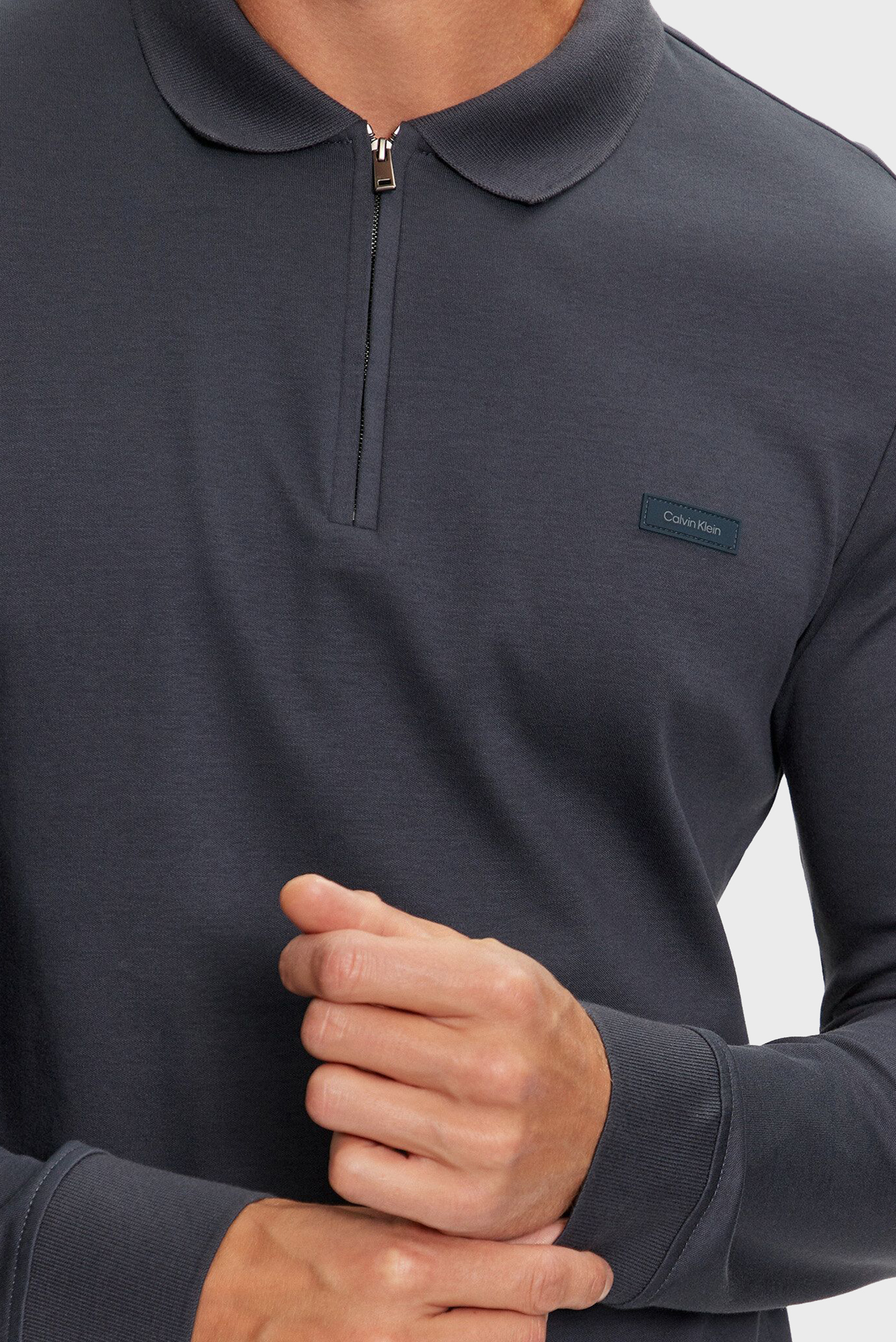 Поло с длинным рукавом LIQUID TOUCH WELT ZIP LS POLO 5