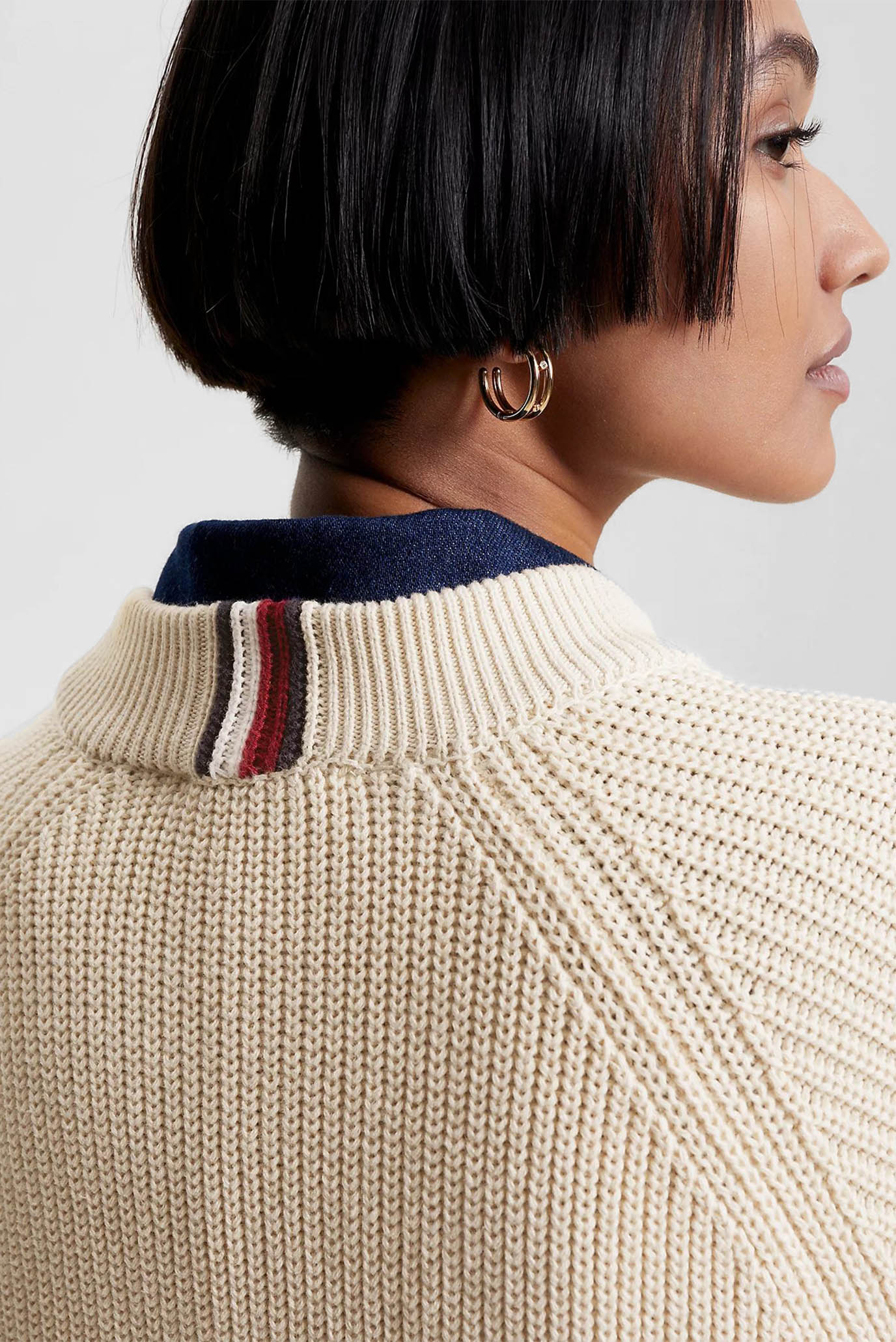 Женское бежевое платье PLACED HILFIGER SWEATER DRESS 4