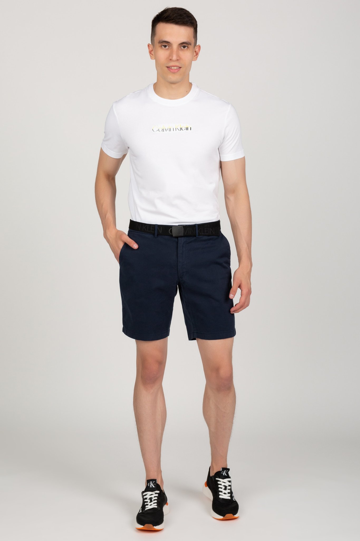 Шорты GARMENT DYE BELTED SHORTS Calvin Klein Шорты GARMENT DYE BELTED SHORTS 4
