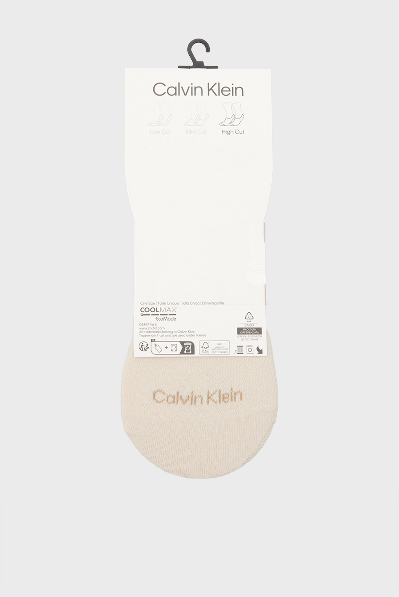 Следы CK MEN FOOTIE HC 2P SQUARES 3