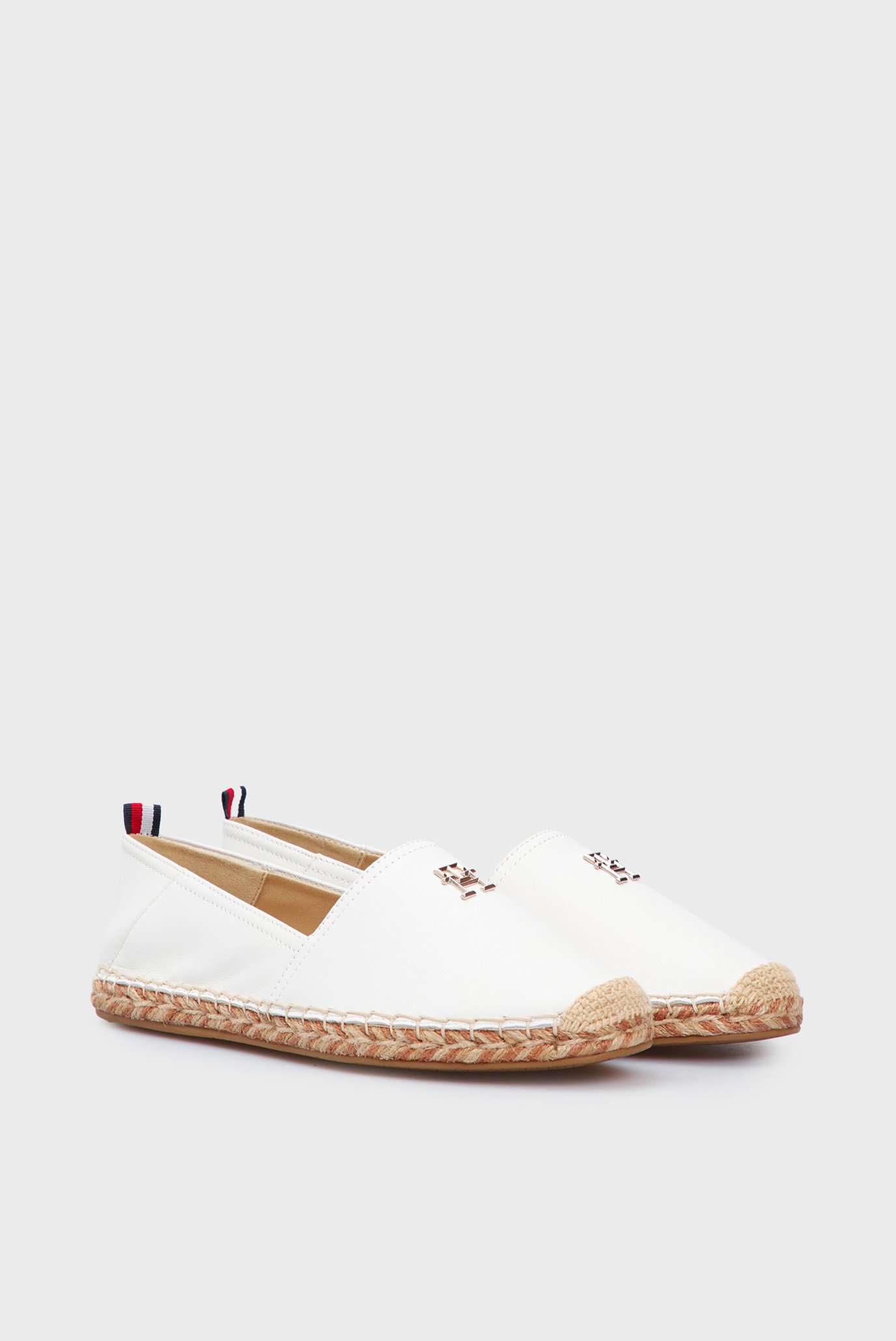 Эспадрильи TH LEATHER FLAT ESPADRILLE Tommy Hilfiger FW0FW07720 — FR Group