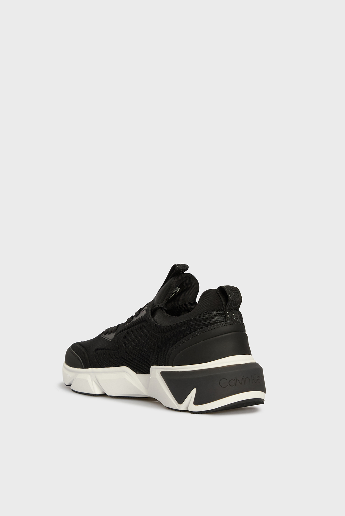 Мужские черные кроссовки LOW TOP LACE UP KNIT 5