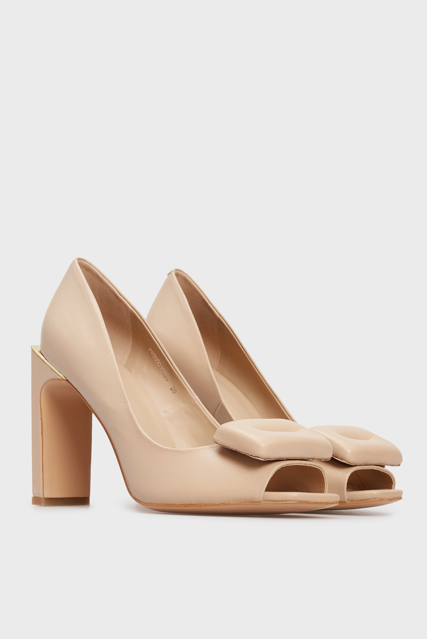 Женские бежевые кожаные туфли Ofeliya 7