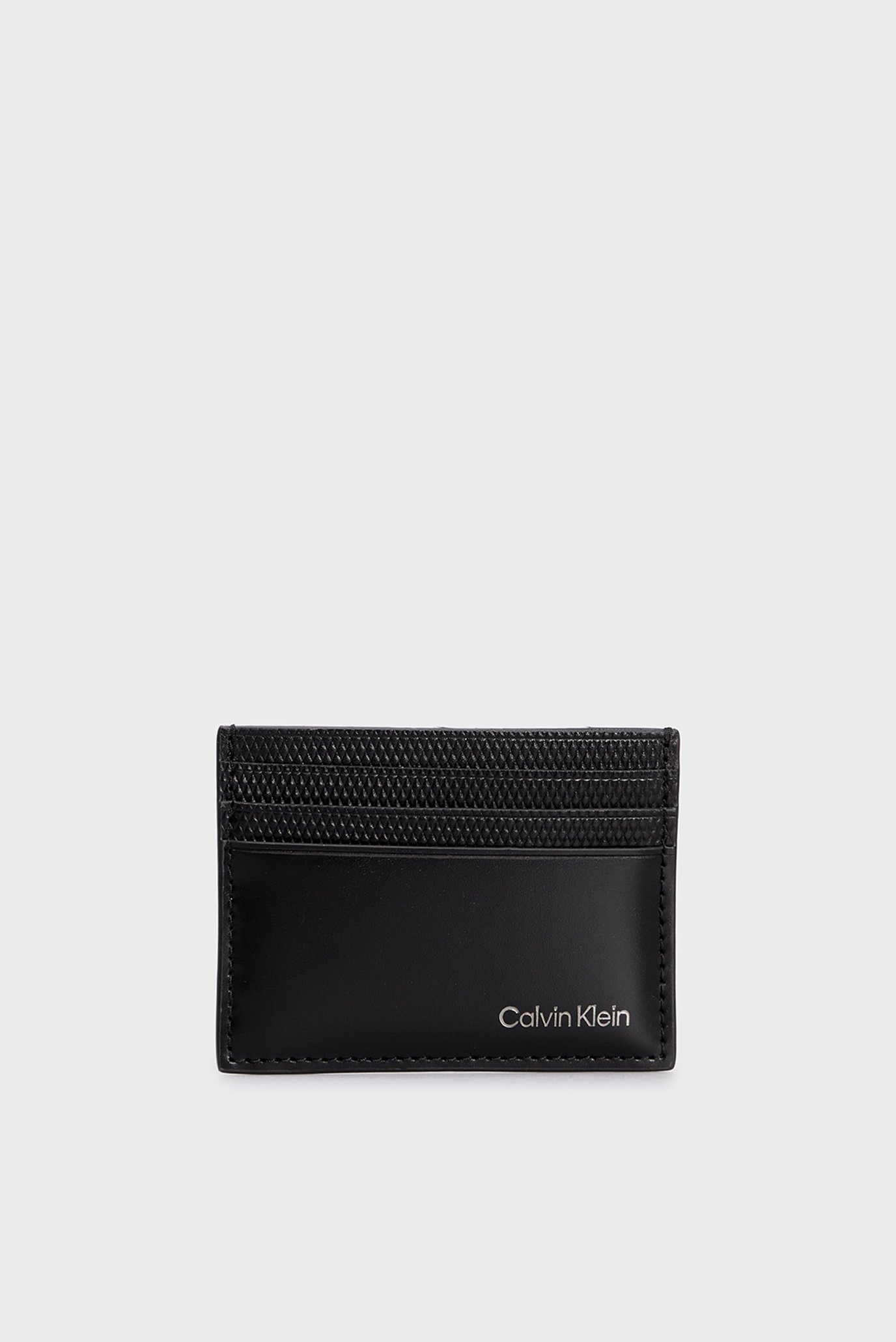 Мужской черный кожаный кардхолдер CK REMOTE CARDHOLDER 6CC 1