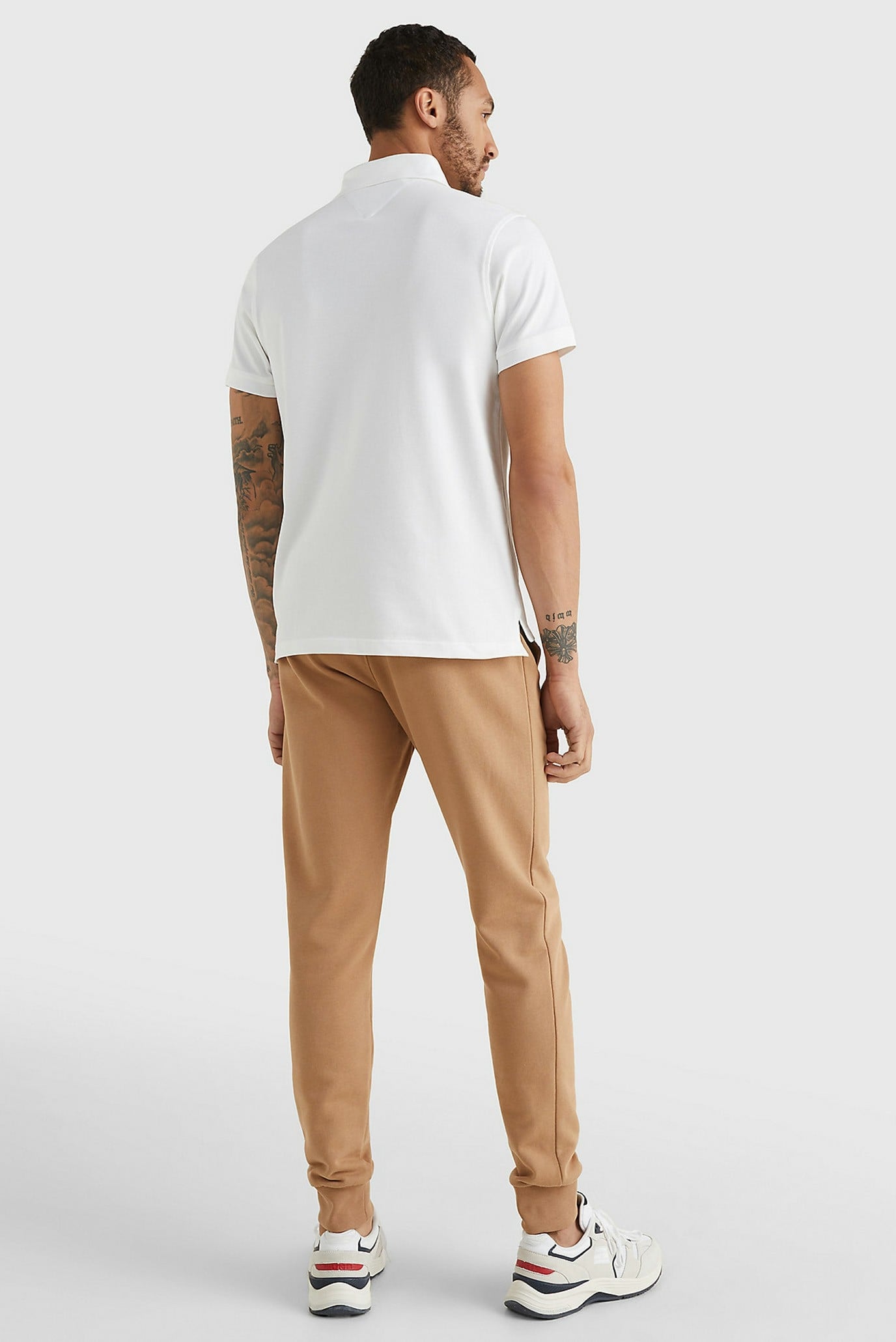 Мужское белое поло CORE 1985 SLIM POLO 3