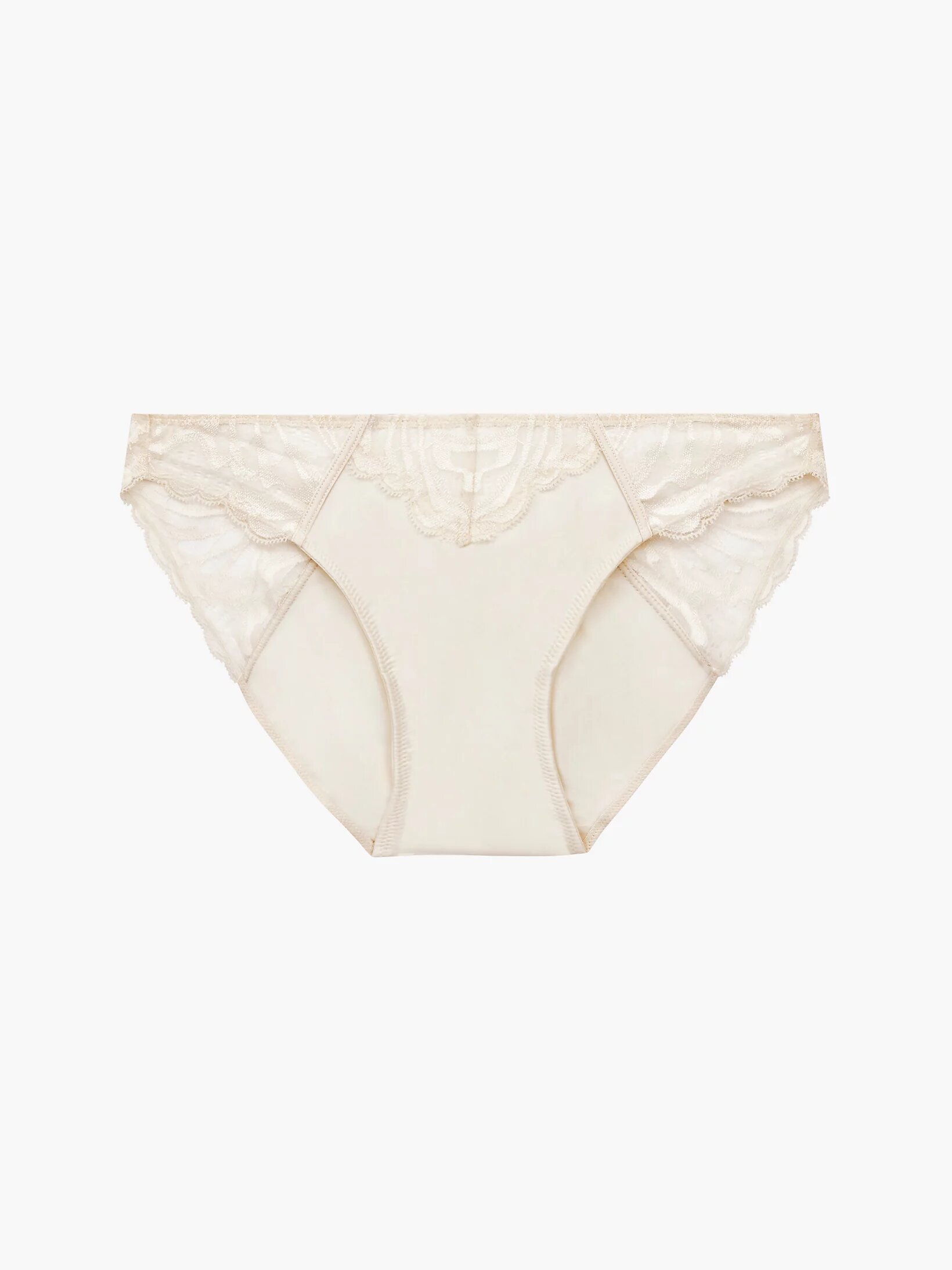 Женские бежевые трусики 6