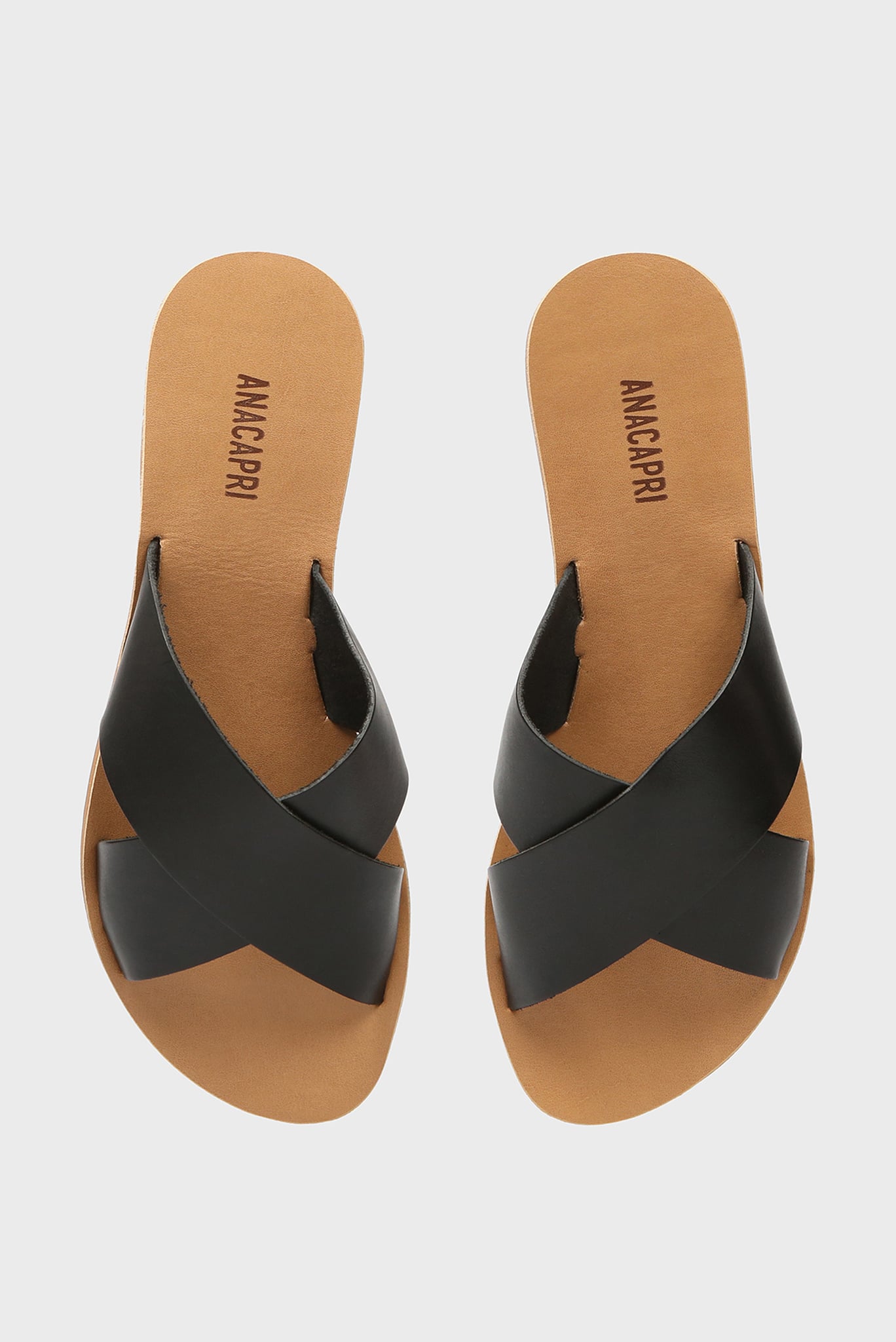 Женские черные кожаные мюли 3