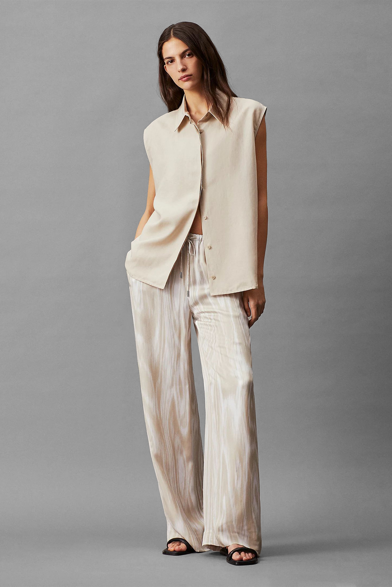 Штаны WOOD GRAIN TWILL PYJAMA PANT 2