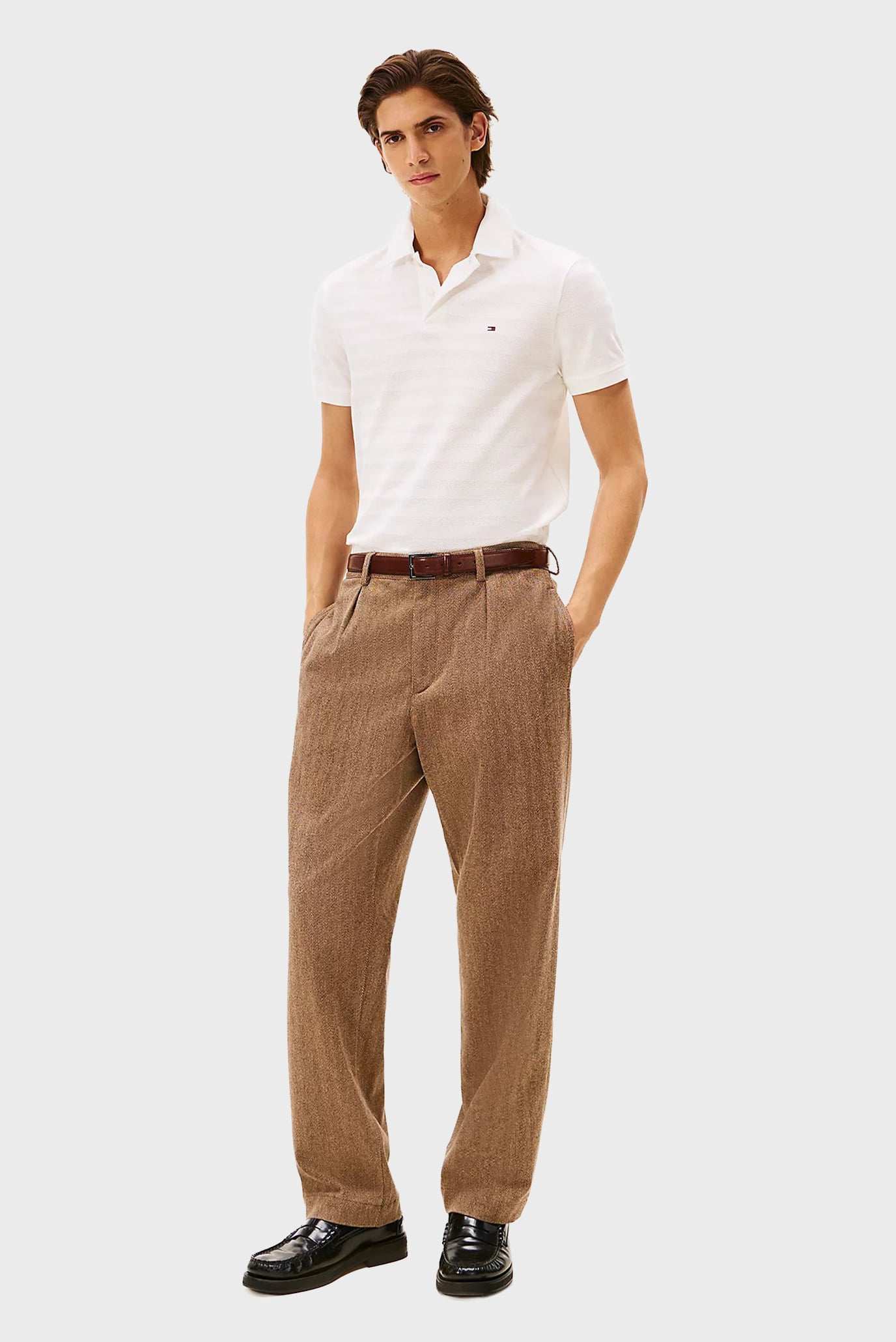 Поло SS HERRINGBONE REG POLO 2