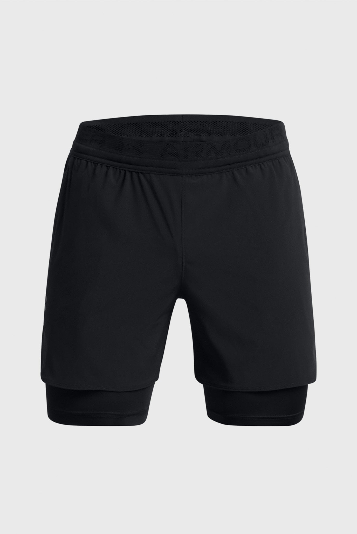 Мужские черные шорты UA Peak Woven 2in1 Sts 5