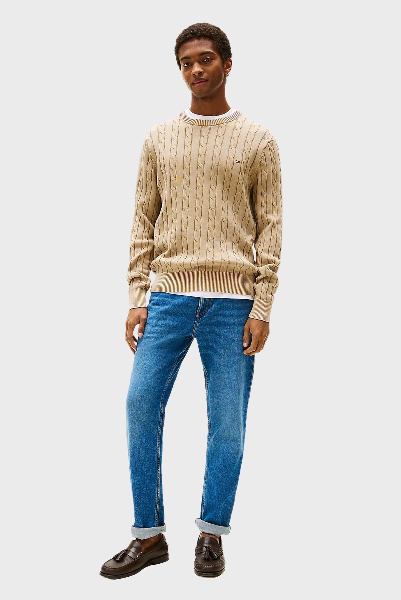 Свитер/CLASSIC CABLE GMD C NK 2