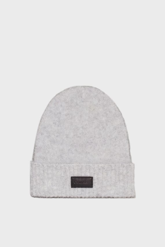 Шапка LEATHER PATCH AIRY BEANIE