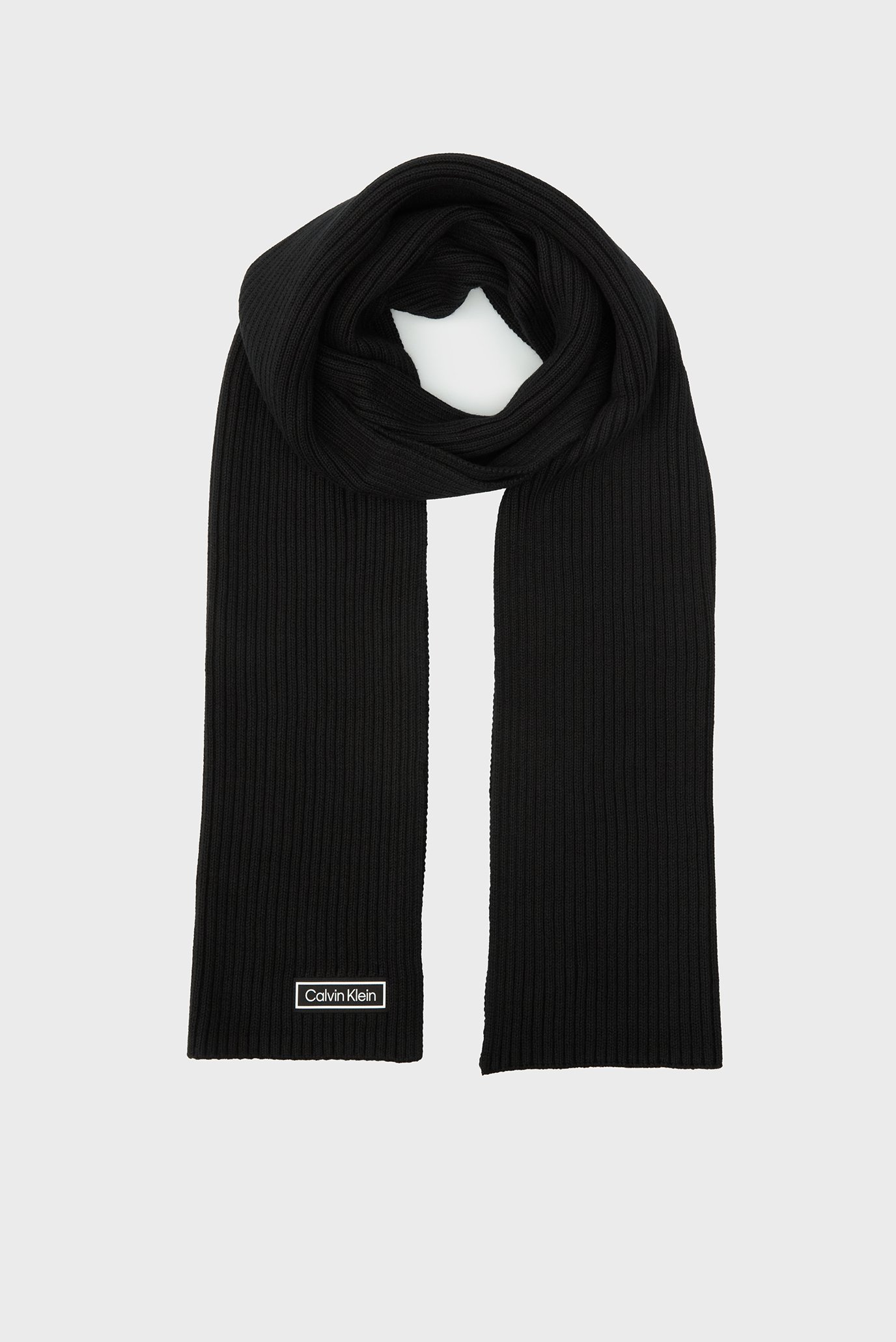 Шарф PATCH CHUNKY RIB COTTON SCARF 1