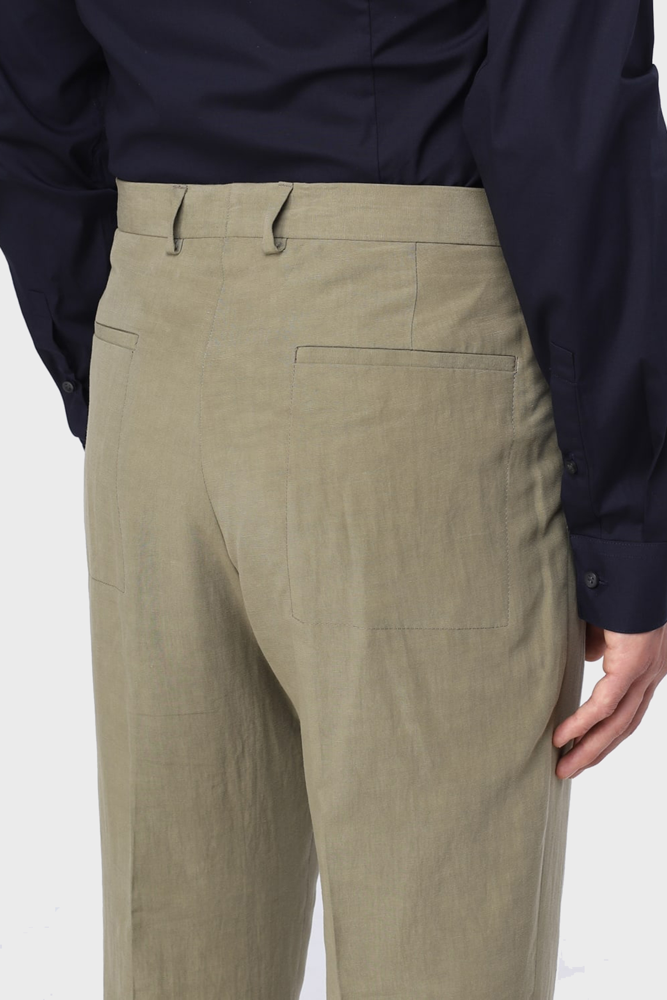 Штаны LINEN VISCOSE STRAIGHT PANTS 7