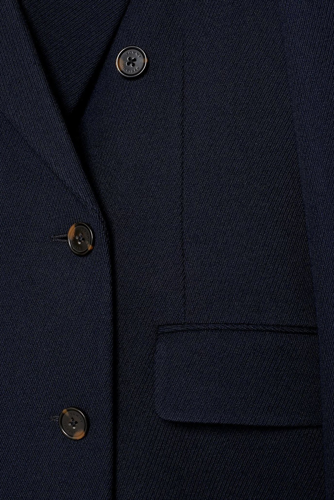 Женский темно-синий шерстяной жакет THC WOOL TWILL PREP DB BLAZER 7