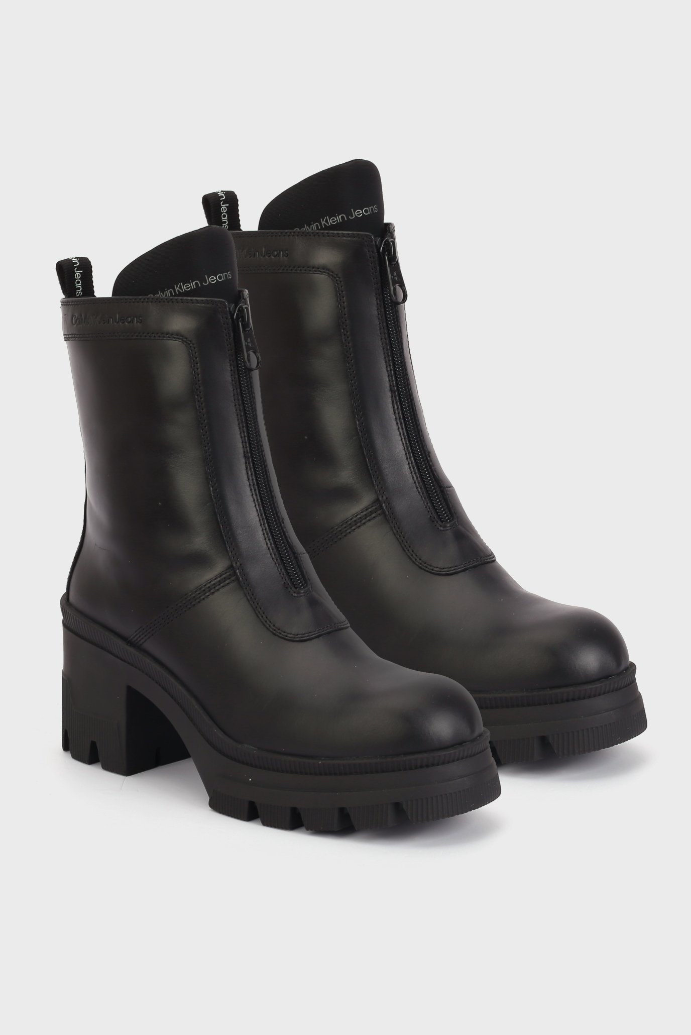 Ботильоны CHUNKY HEELED BOOT W ZIP Calvin Klein Jeans YW0YW00728 — FR Group