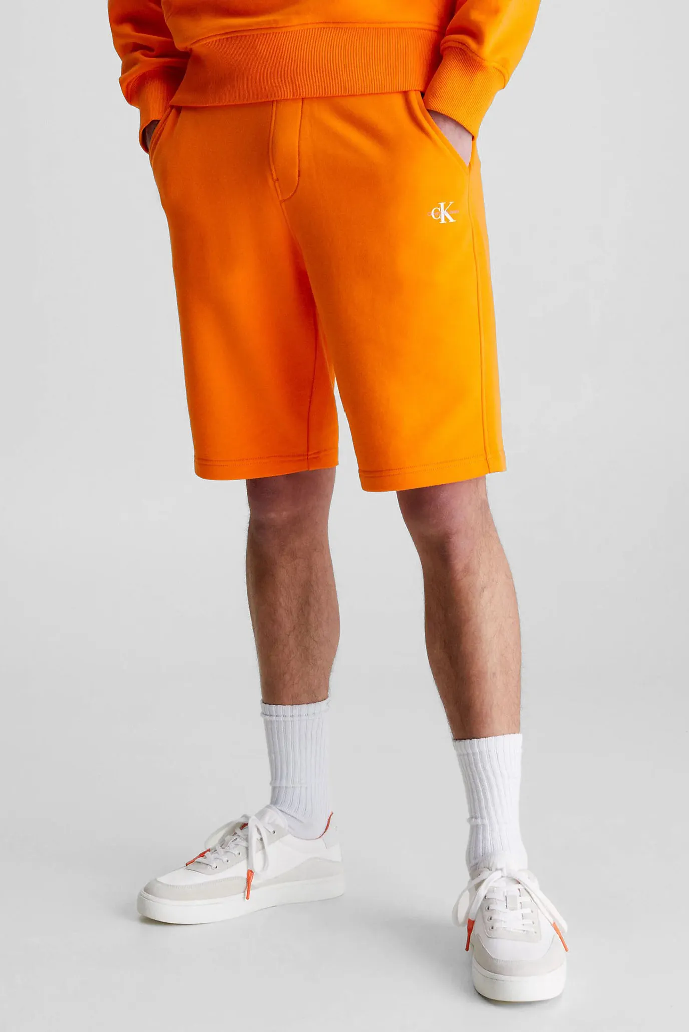 Мужские оранжевые шорты MICRO MONOLOGO HWK SHORT 7