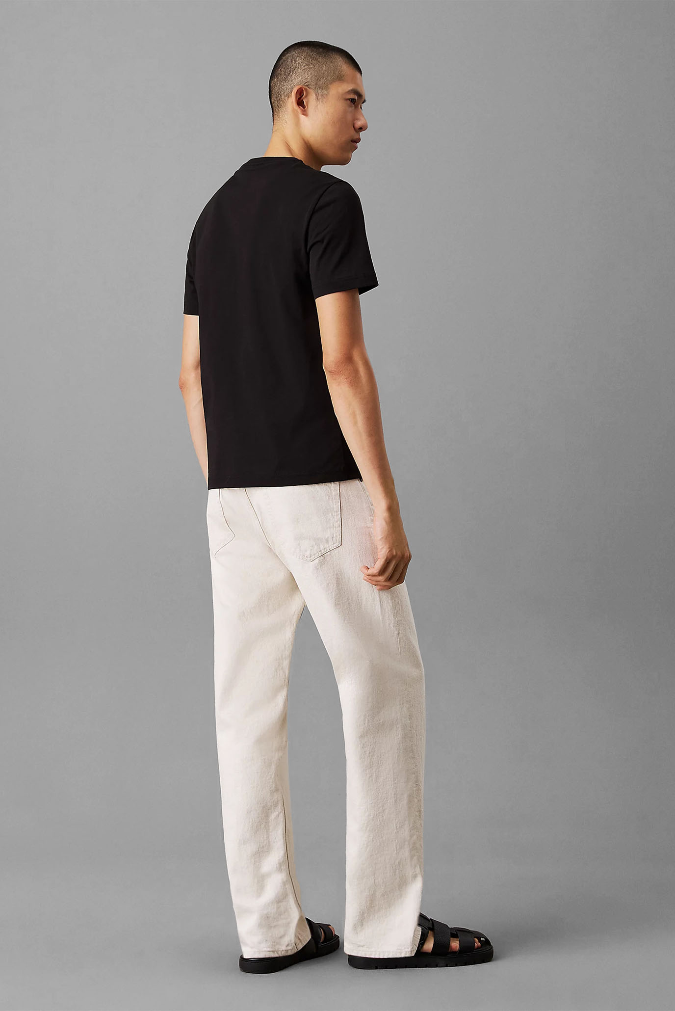 Мужская черная футболка SATIN BONDED 3