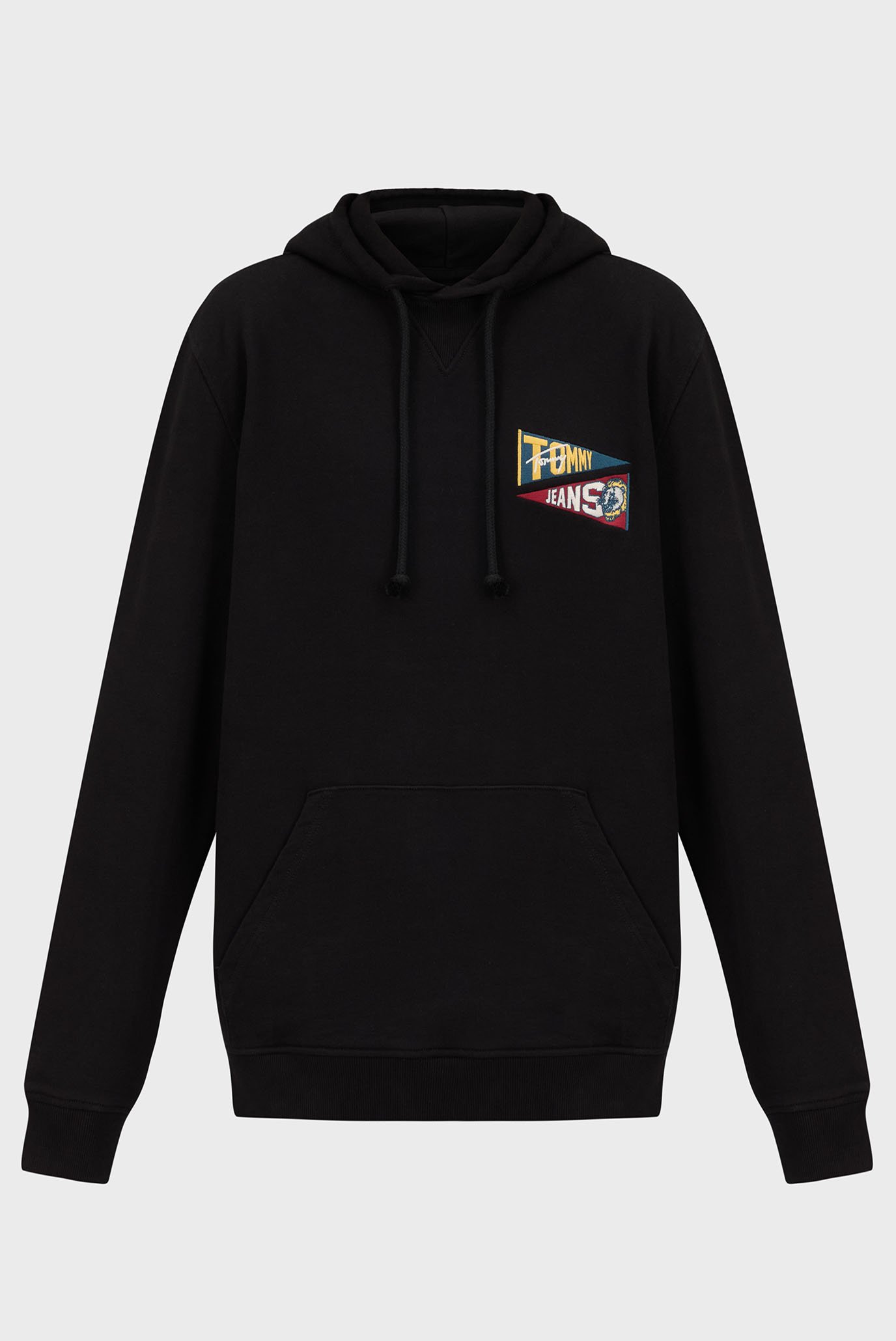 Мужское черное худи TJM REG UNI FLAG TIGER HOODIE 1