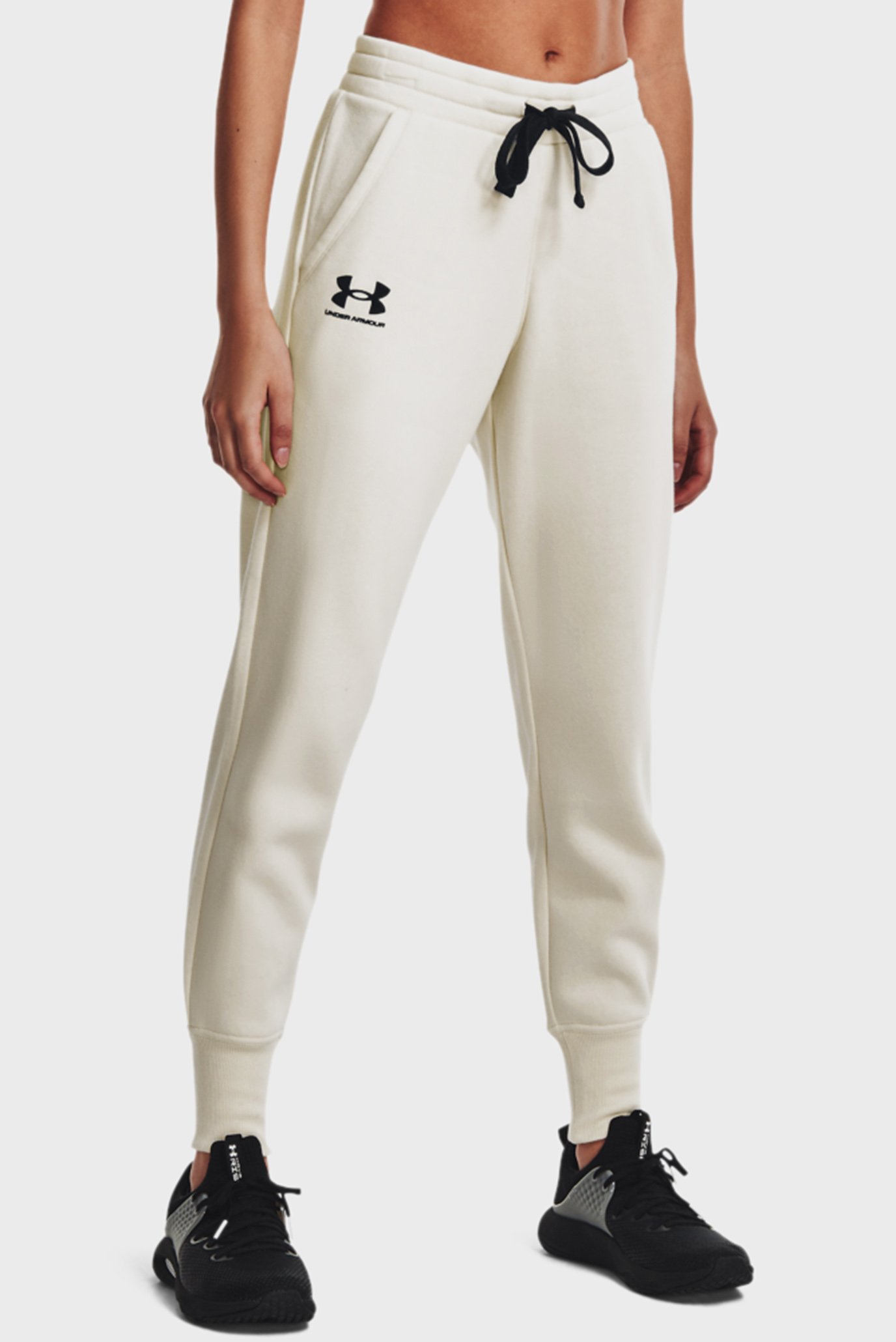 Женские бежевые спортивные брюки Rival Fleece Joggers 9