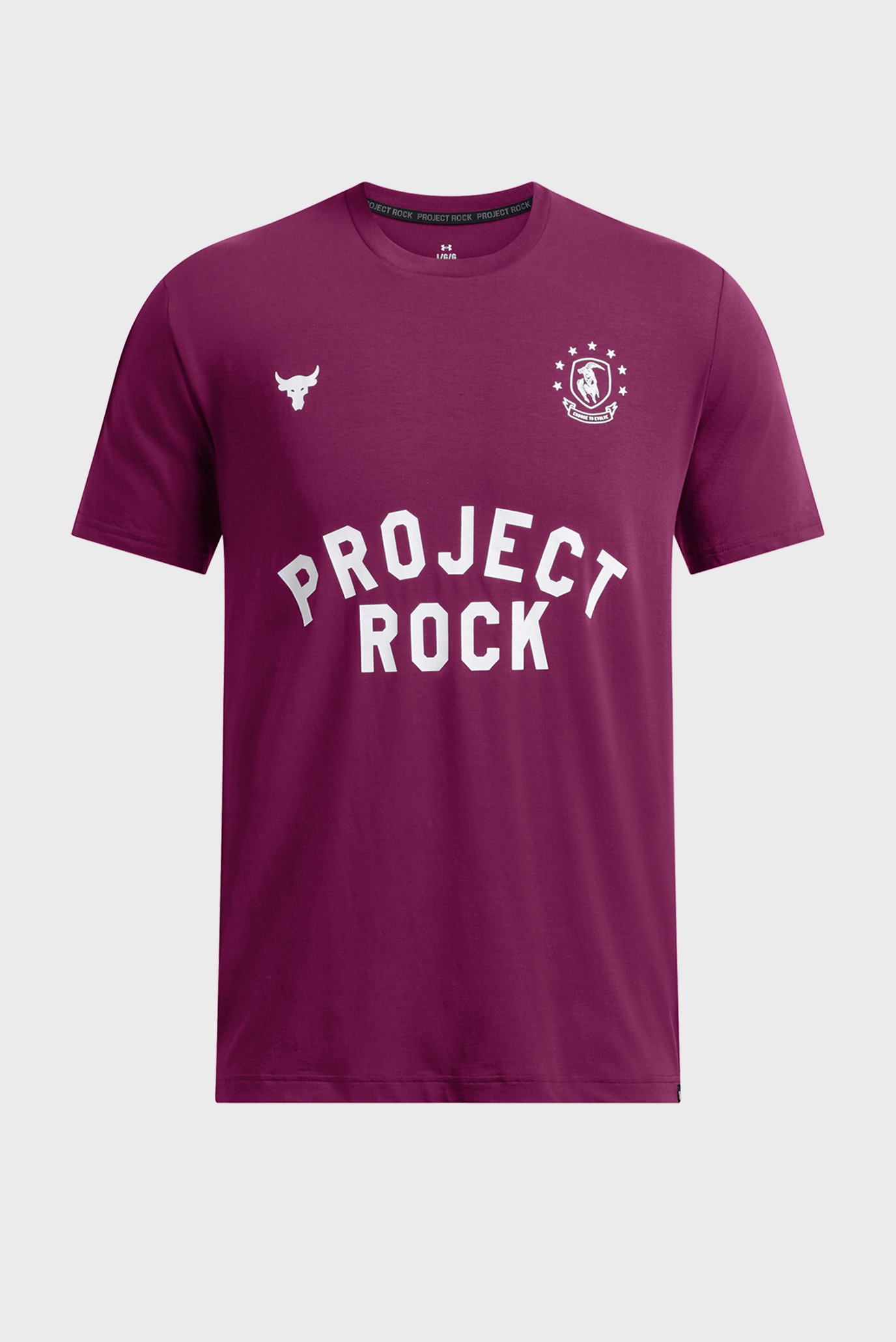 Мужская фиолетовая футболка UA Pjt Rck SS BOH 3