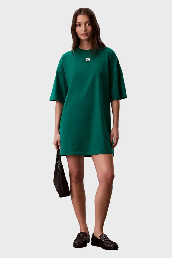 Платье SS WOVEN LABEL OVERSIZED TEE DRE Calvin Klein Jeans