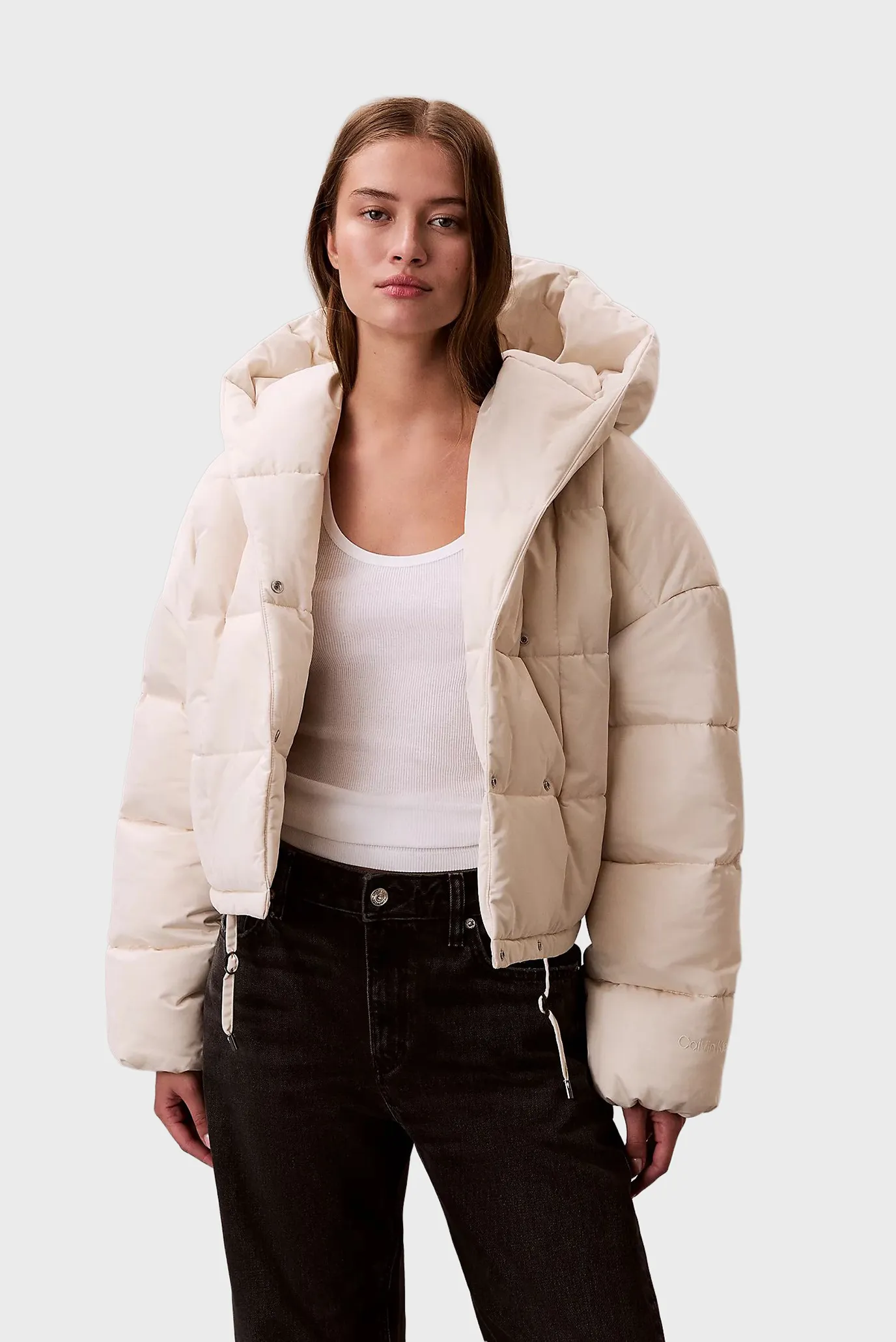 Куртка демисезонная MID WEIGHT SATIN SHORT WRAP PUFF 1