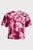 Женская бордовая футболка UA Rush Energy Printed Top