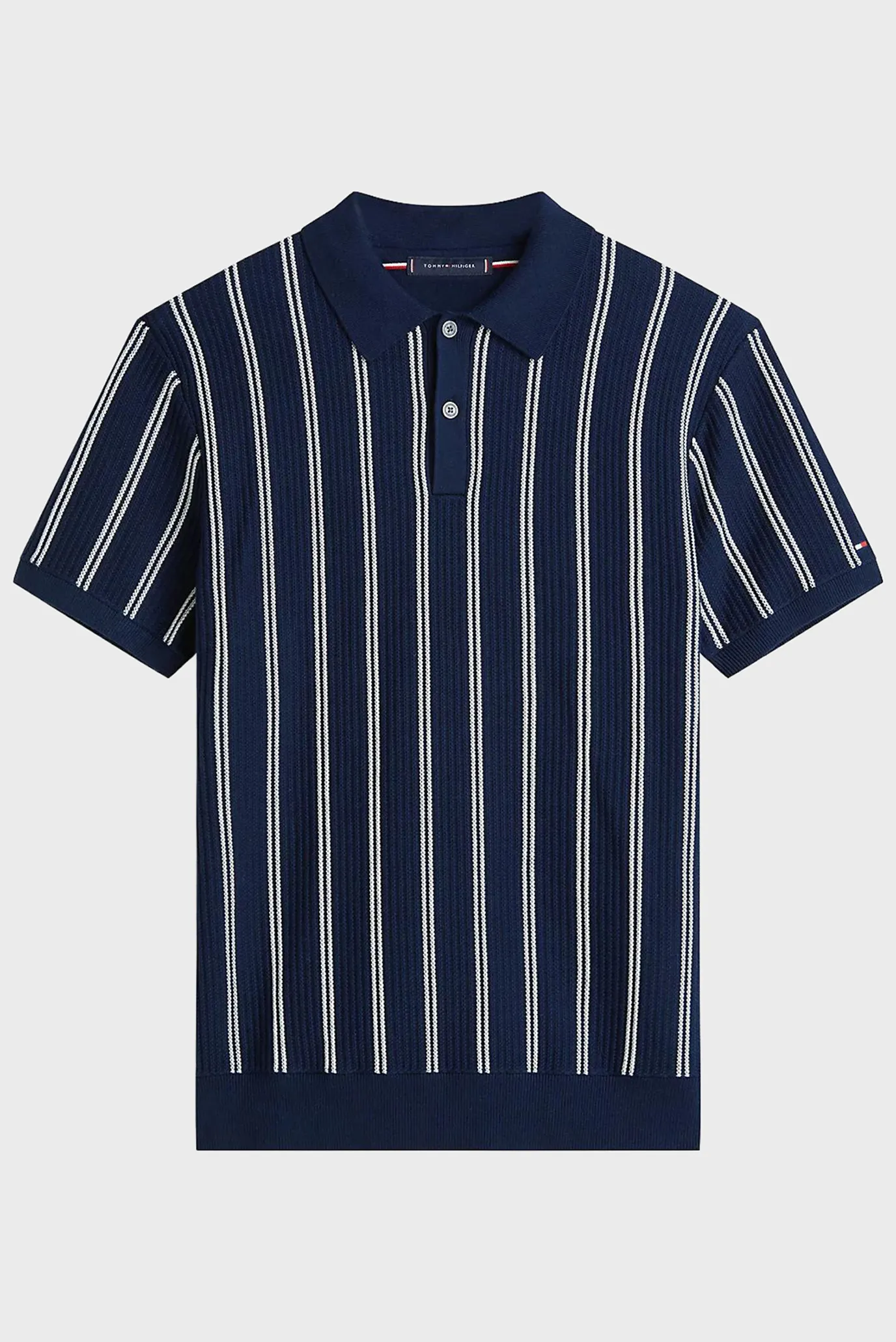 Свитер KNITTED VERTICAL STRIPE SS POLO 5