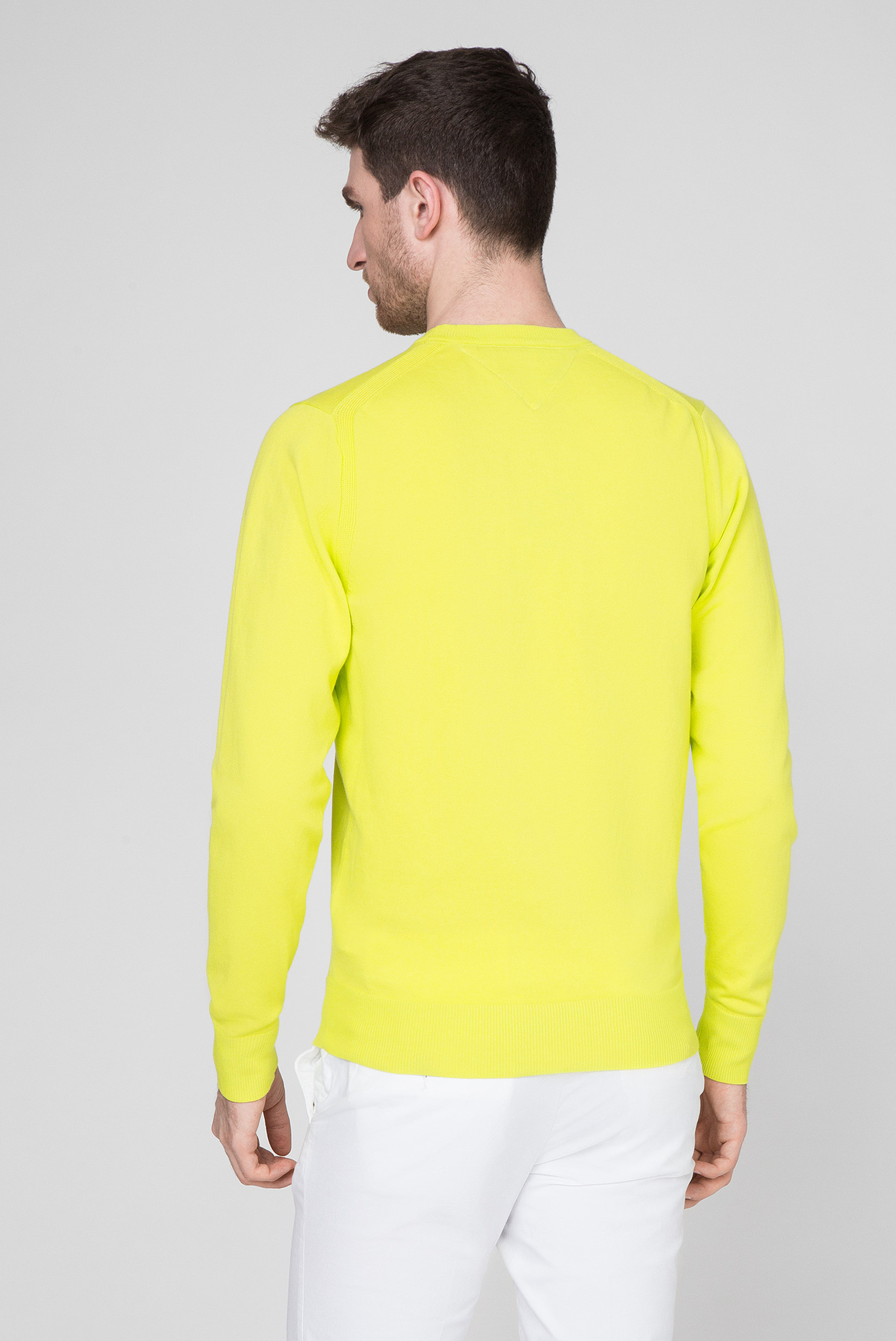 Мужской желтый джемпер TH FLEX CREW NECK 4