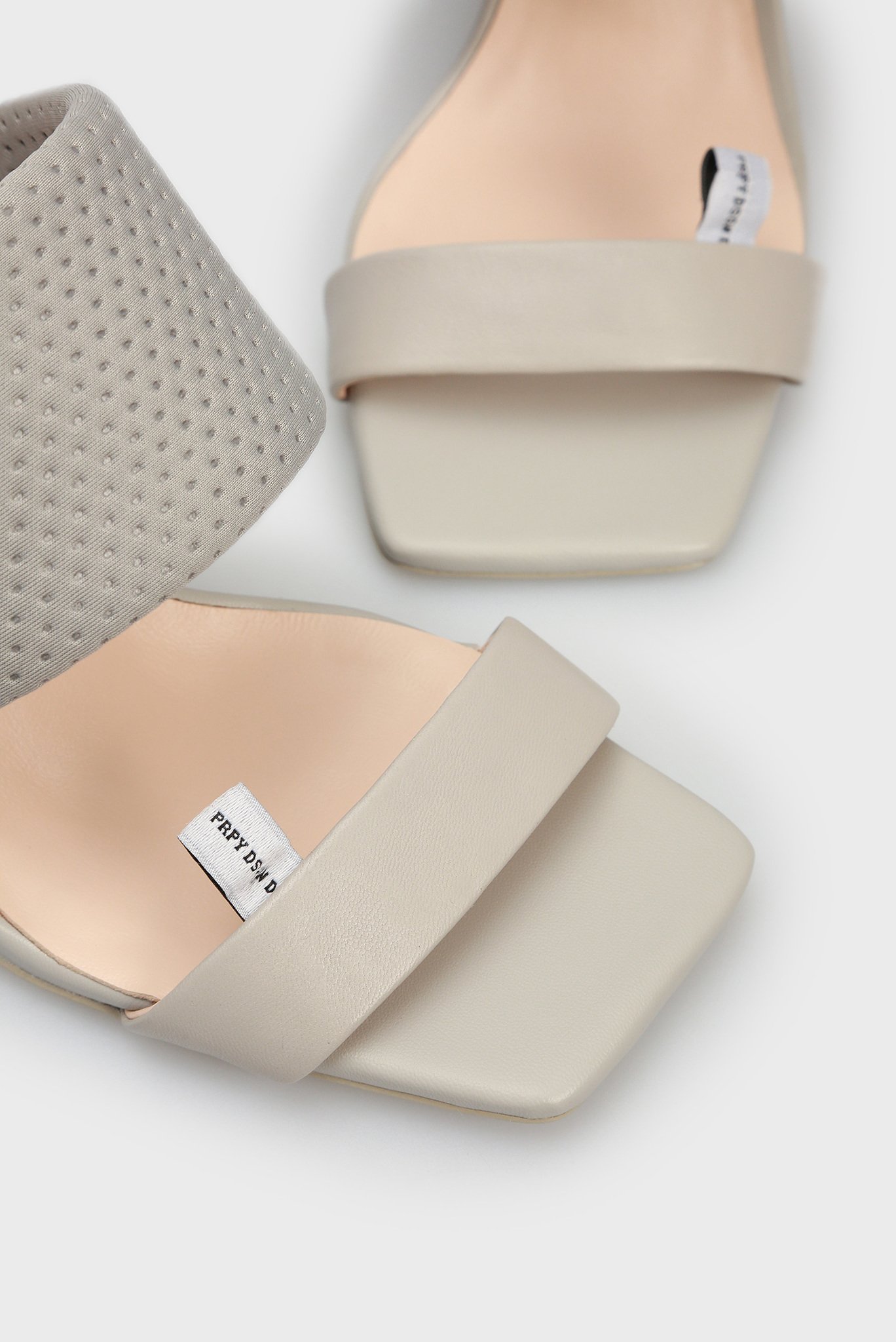 Женские серые кожаные мюлиPreppy Женские серые кожаные мюли 4