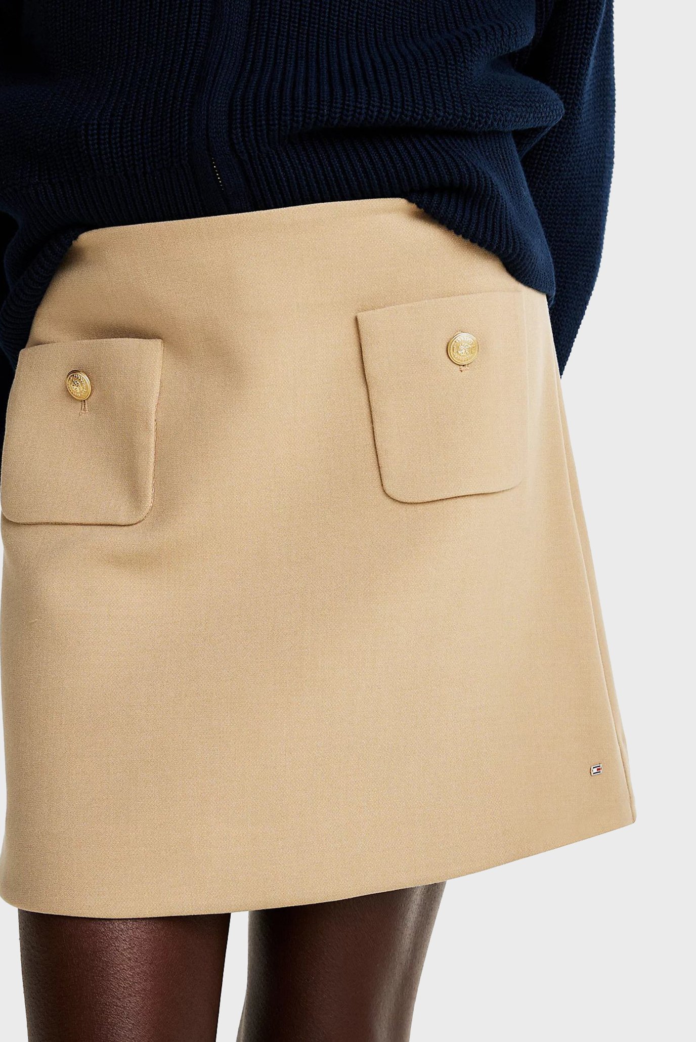 Женская бежевая юбка PUNTO SHORT SKIRT 4