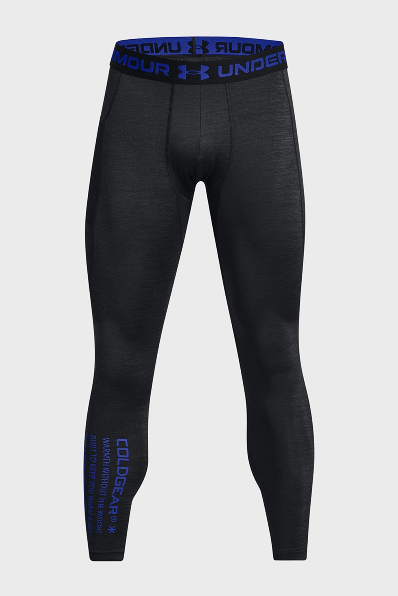 Мужские черные термобрюки UA CG Armour Twist Lgs 4