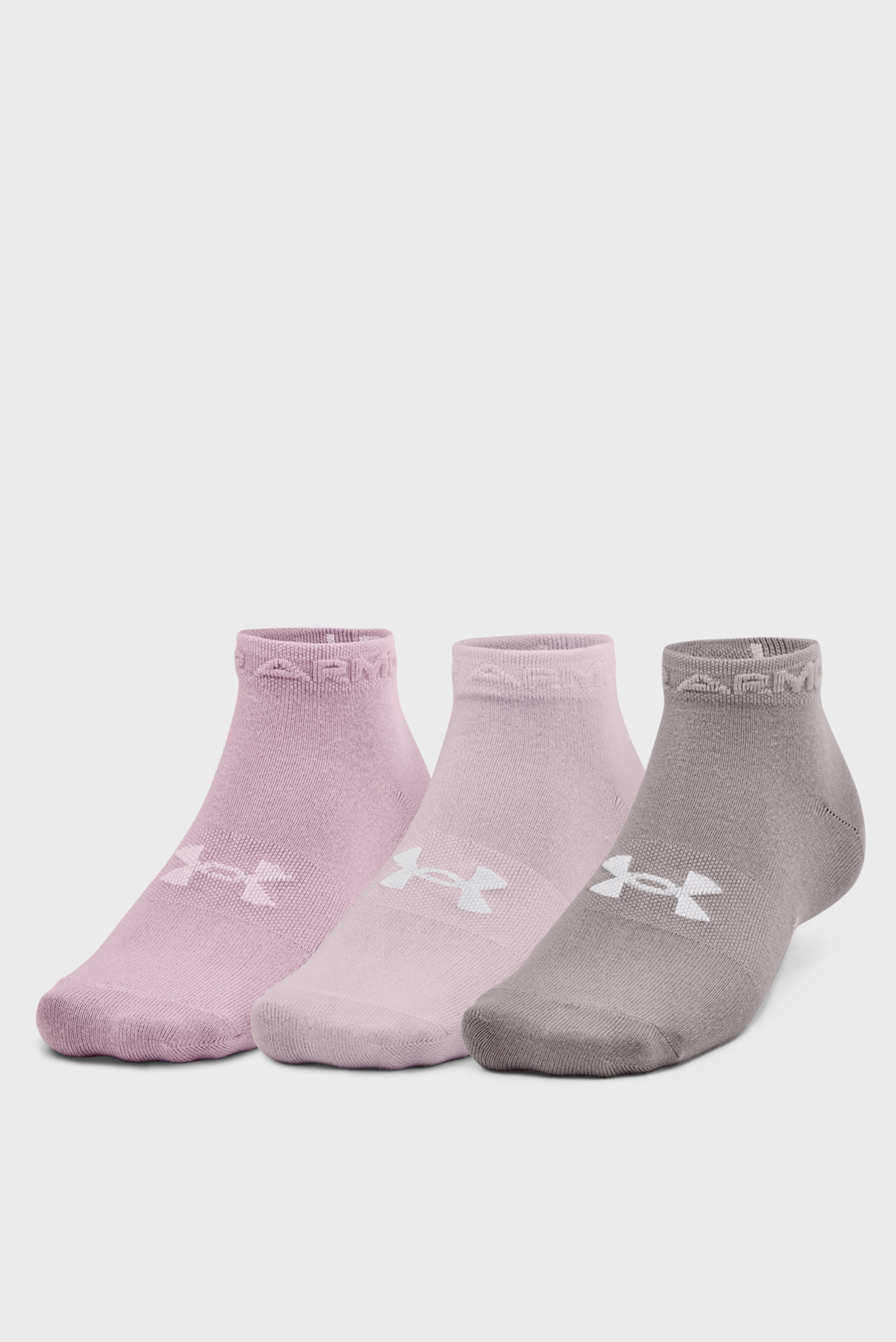 Розовые носки UA Eential Low Cut (3 пары) 1