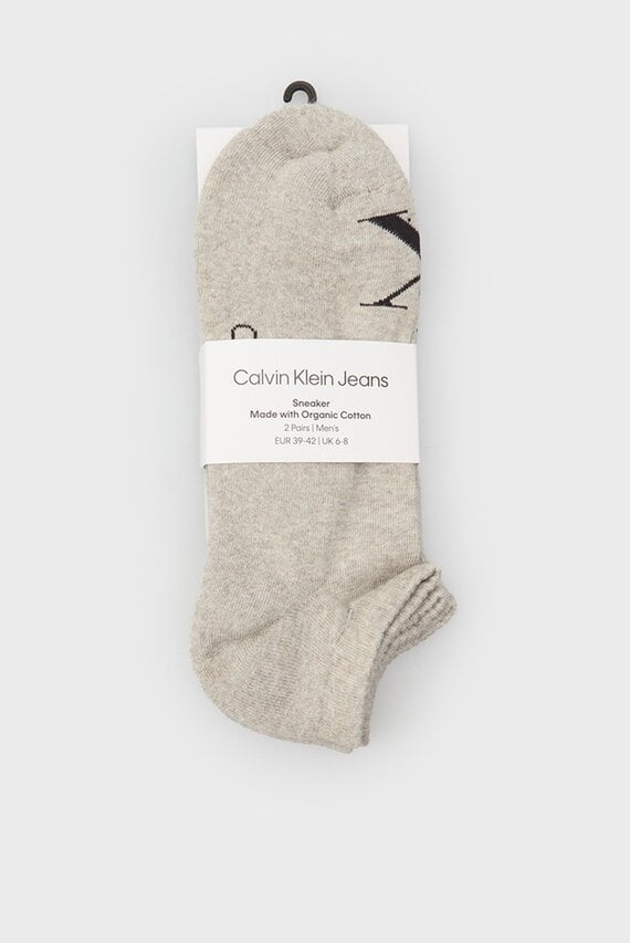 Носки CKJ MEN SNEAKER 2P MONOGRAM