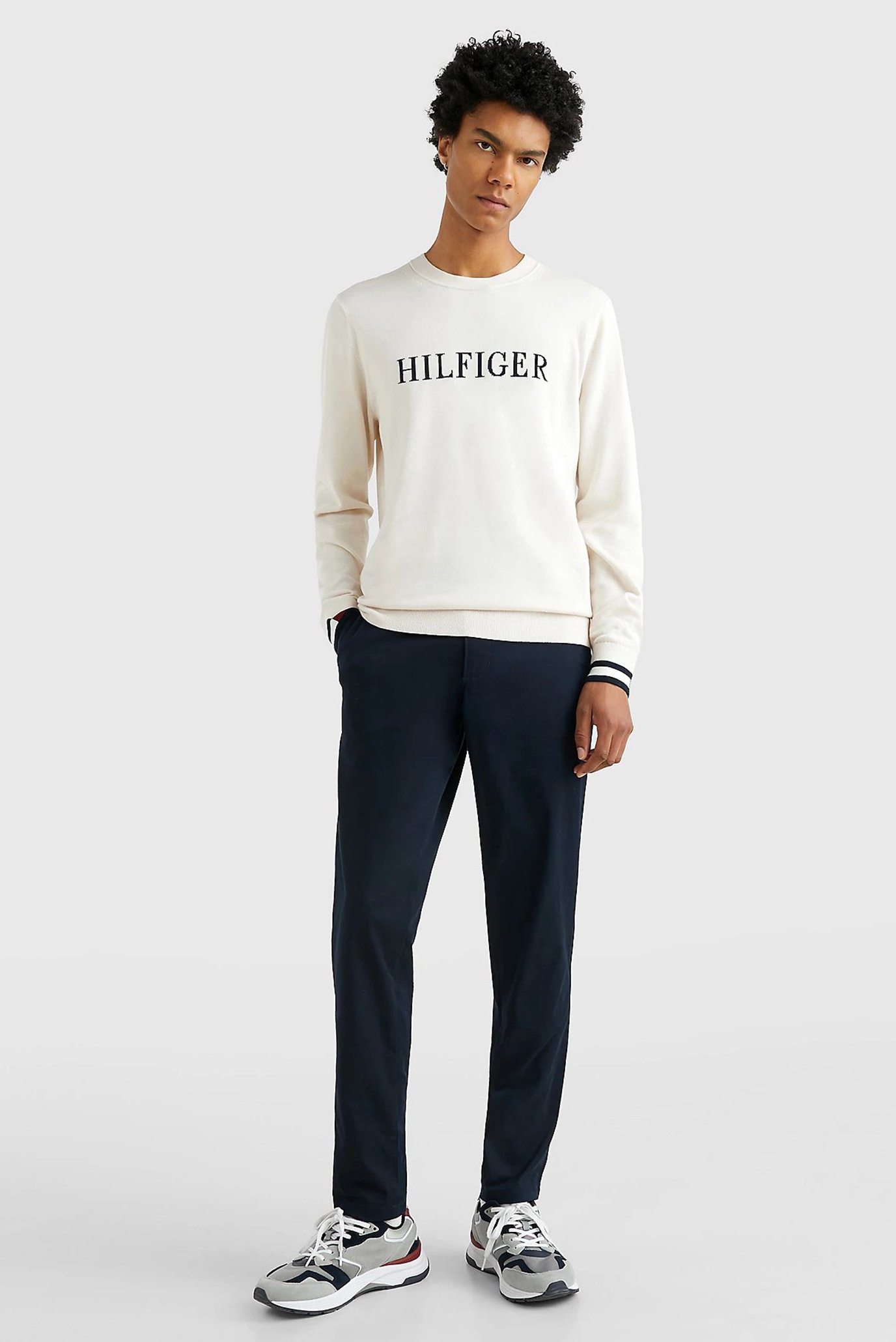 Свитер HILFIGER FLAG CUFF CREW NECK 7