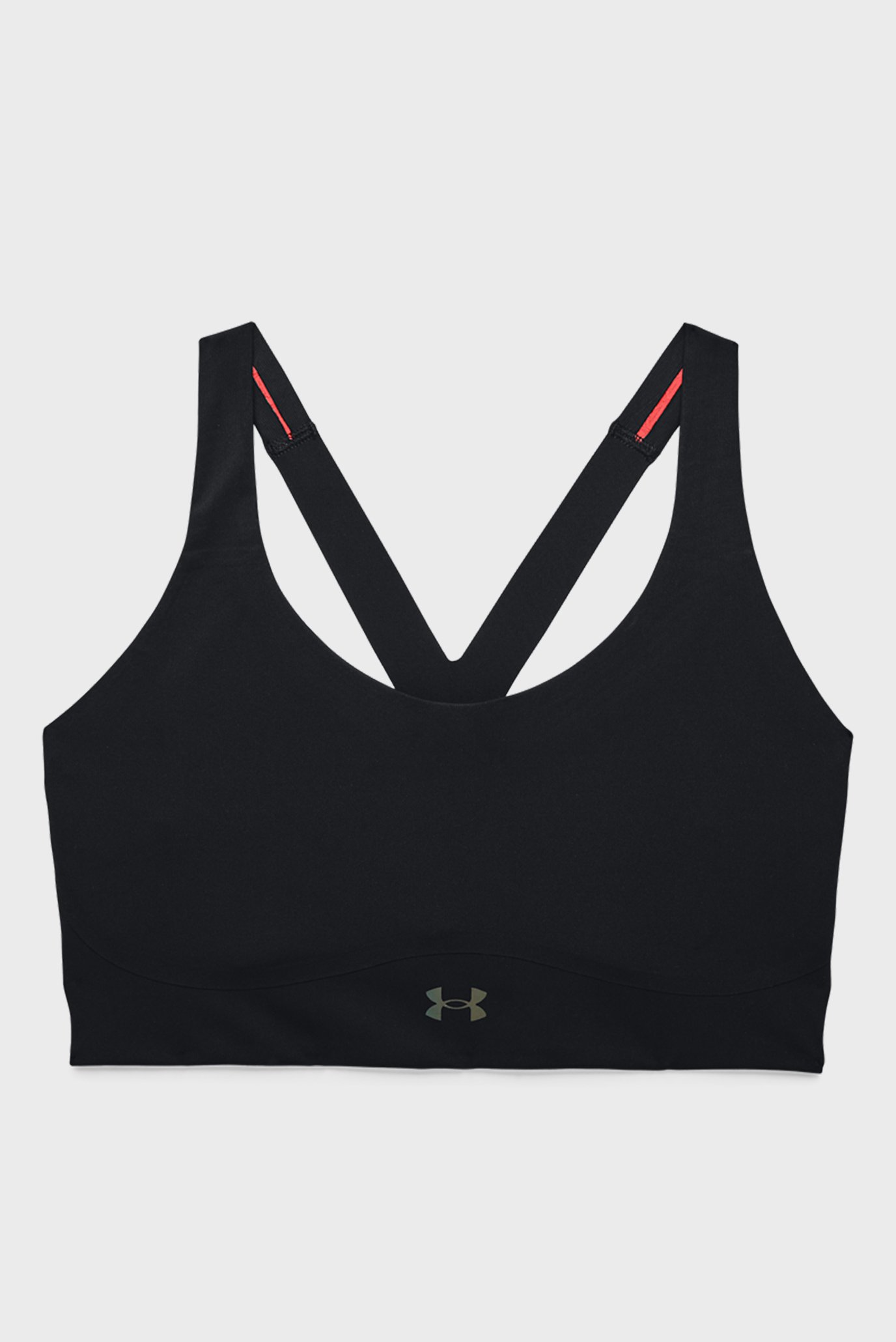 Женский черный топ UA SmartForm Rush Mid 7