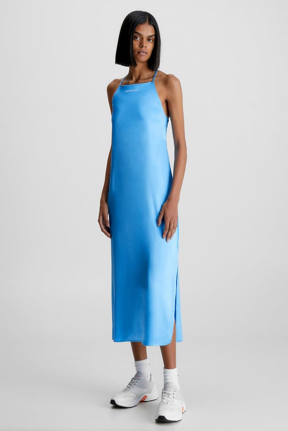 Платье OPEN BACK MAXI SLIP DRESS Платье OPEN BACK MAXI SLIP DRESS