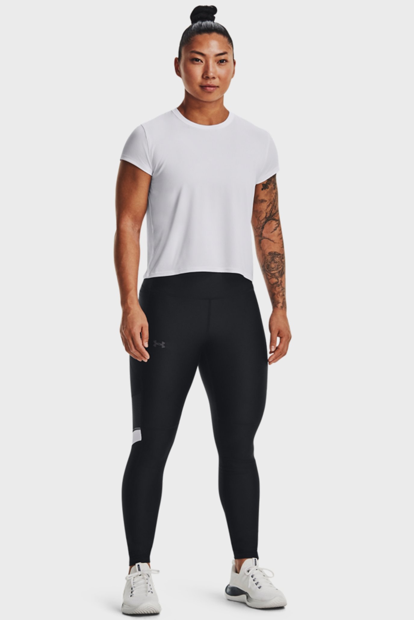 Женские черные тайтсы Armour Mesh Panel LegUnder Armour Женские черные тайтсы Armour Mesh Panel Leg 2