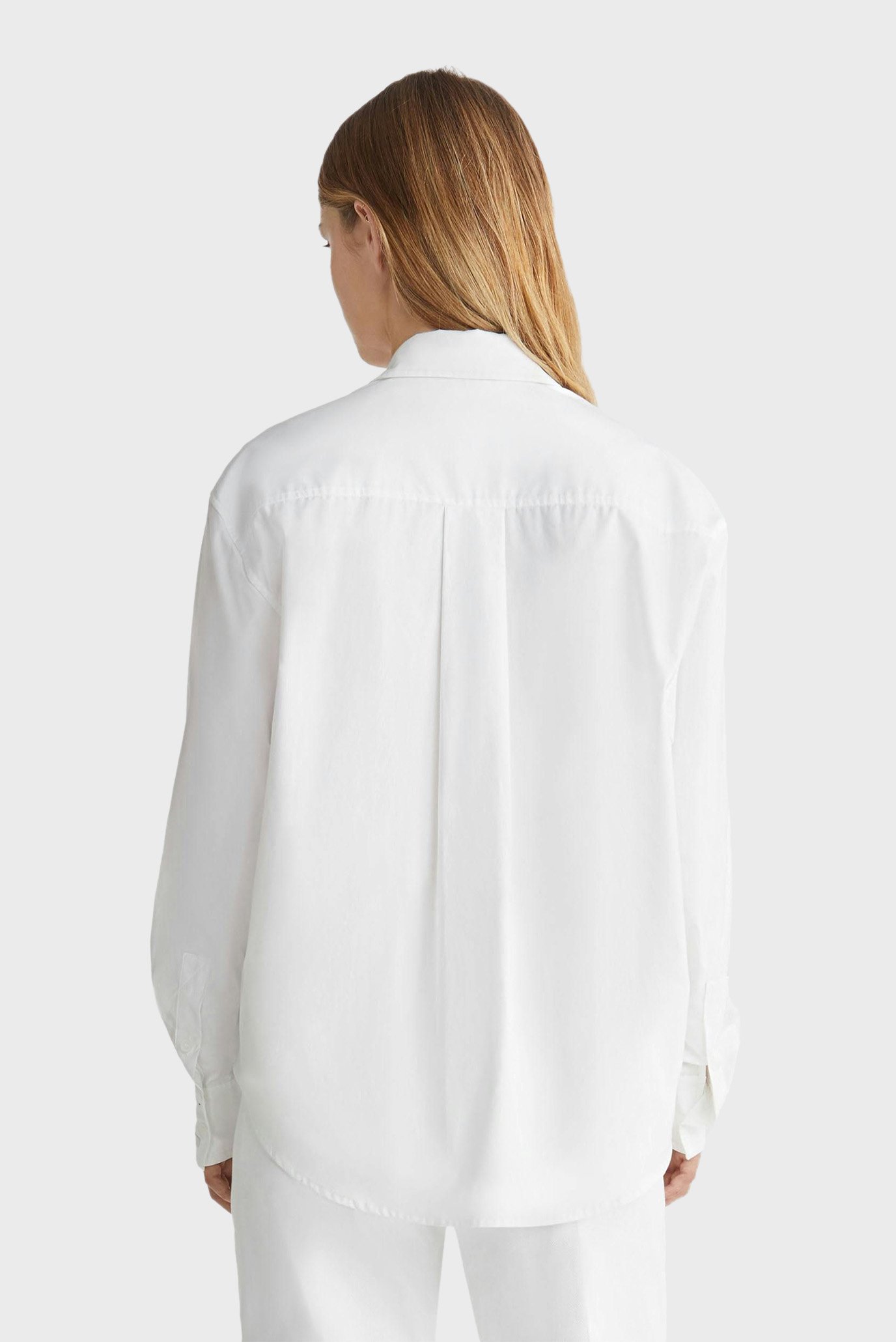 Женская белая рубашка RELAXED 3