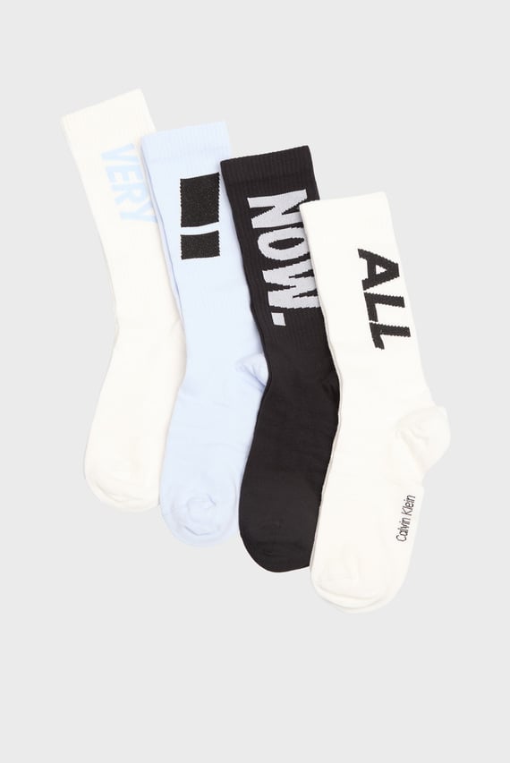 Набор носков CKJ MEN SOCK 4P GRAPHIC GIFTBO