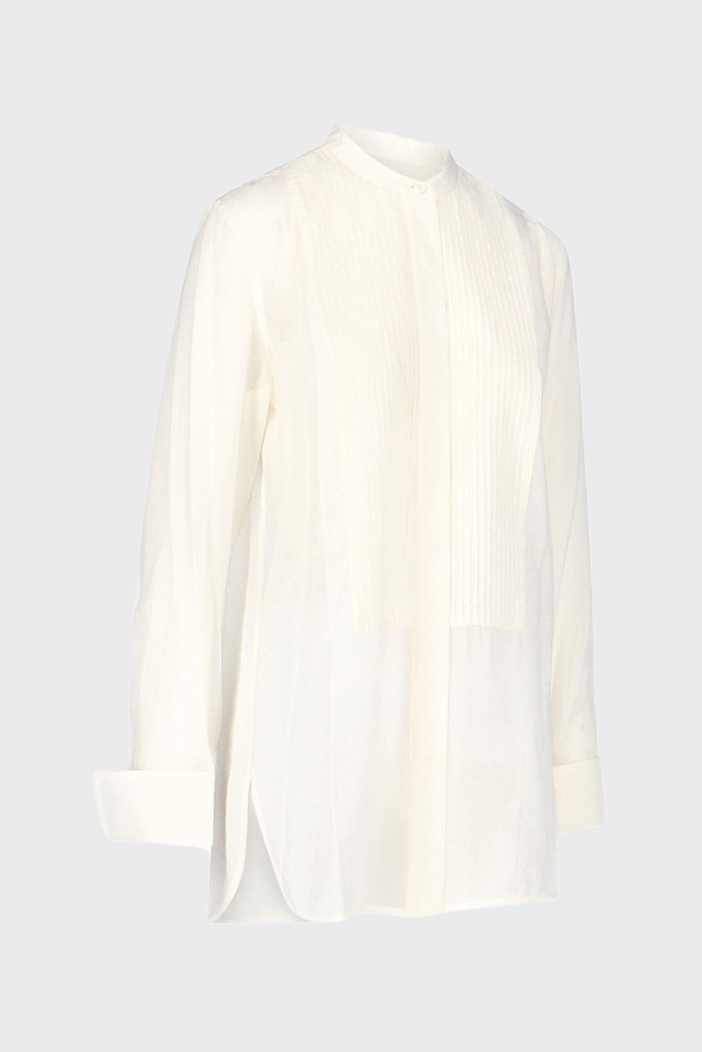 Блузка SHEER TENCEL BIB PLEAT SHIRT 3