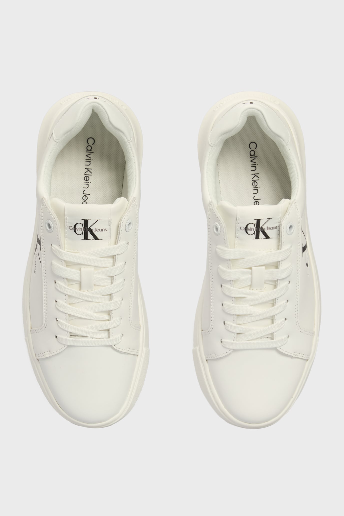 Женские белые кожаные сникерсы CHUNKY CUPSOLE LACEUP MON LTH WN 4