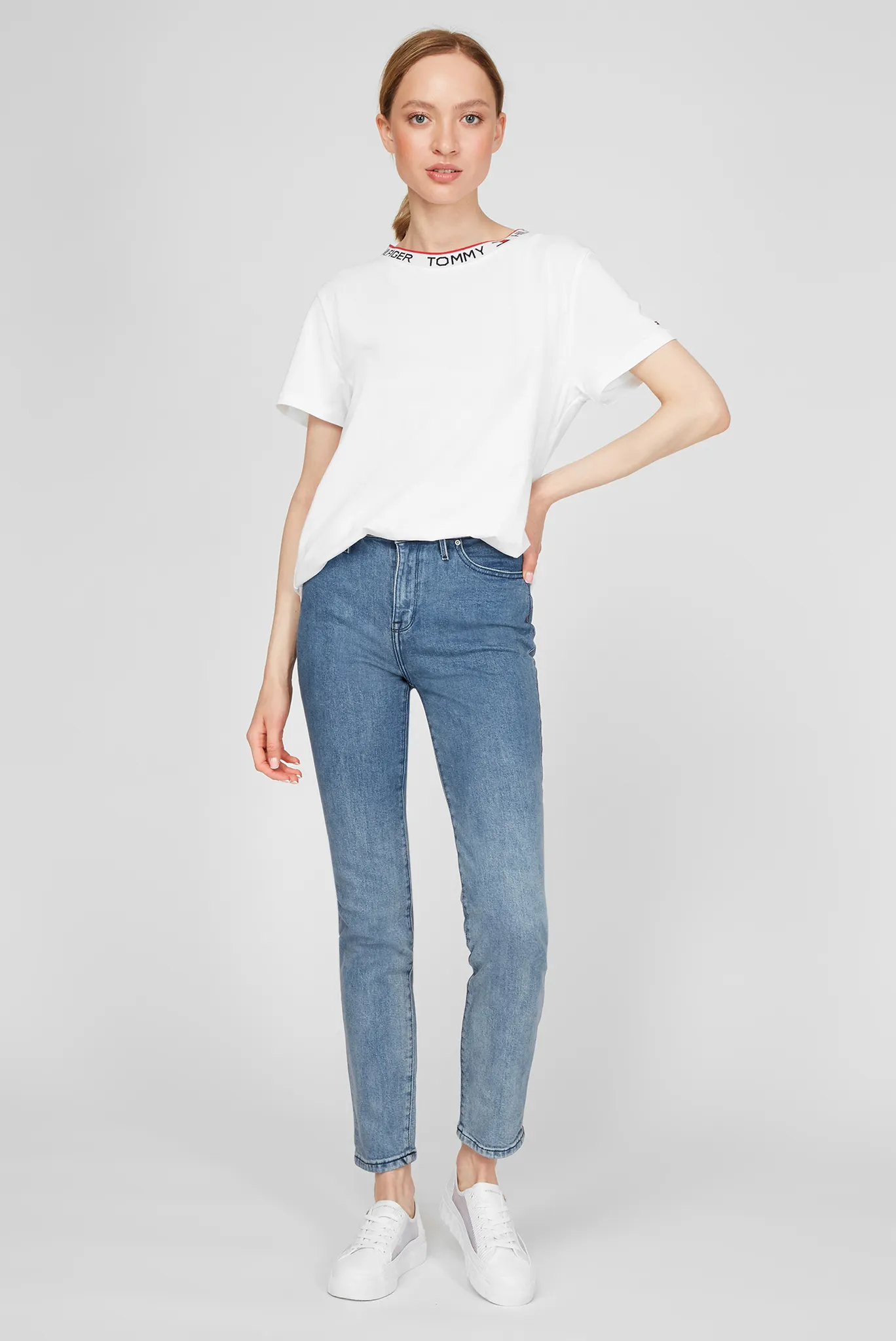 Женские синие джинсы TH ESS RIVERPOINT CIGARETTE 2