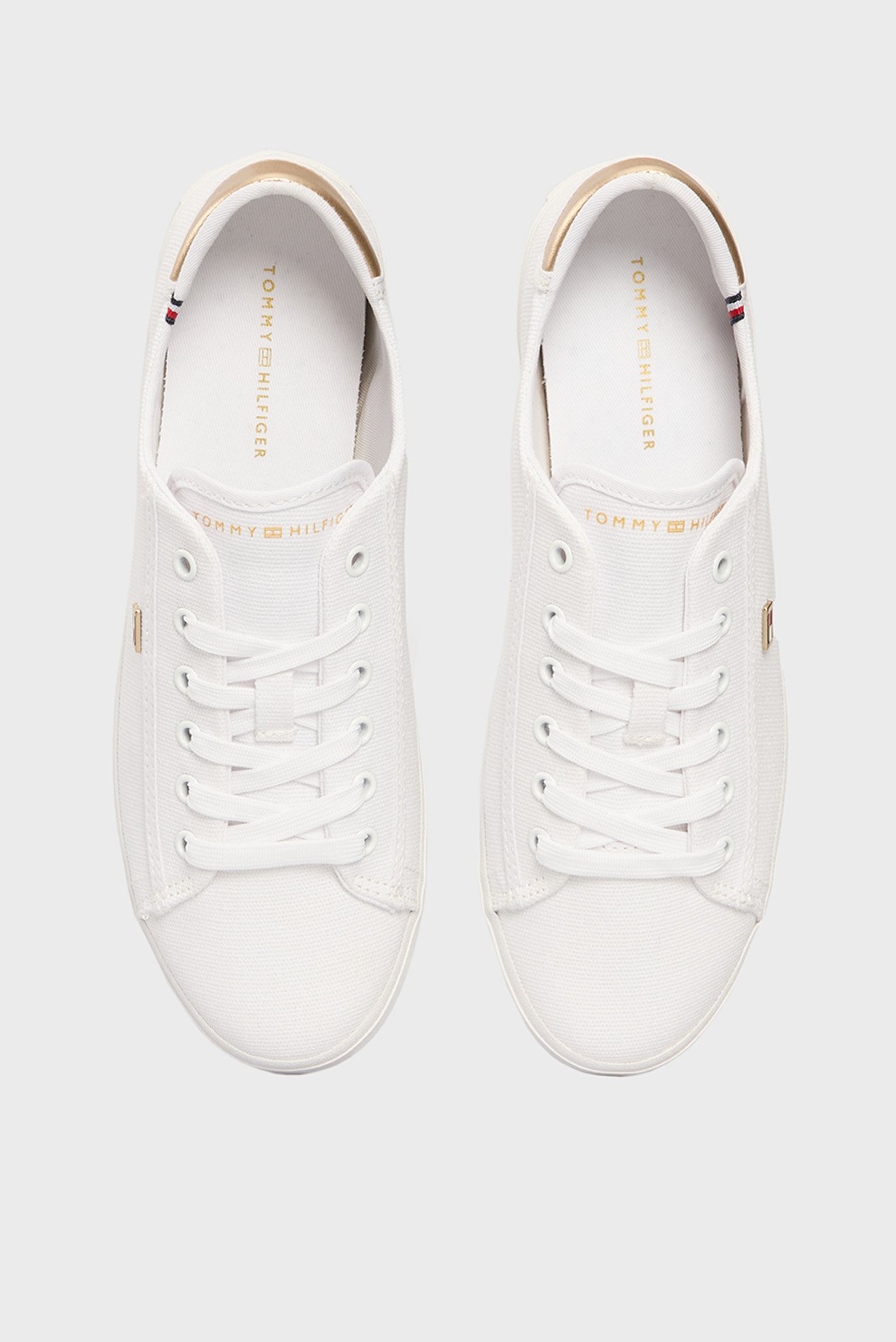 Женские белые кедыTommy Hilfiger Женские белые кеды 5