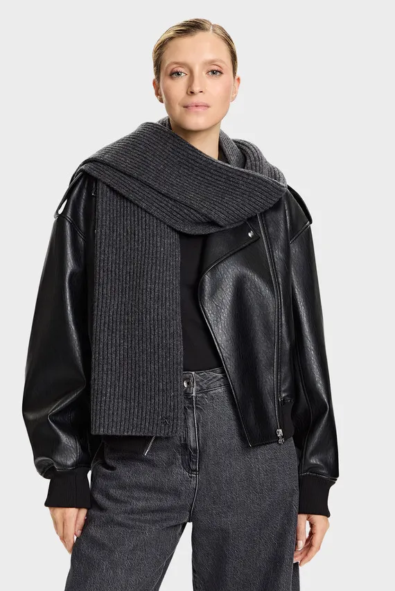 Шарф CK METAL WOOL RIB SCARF Calvin Klein